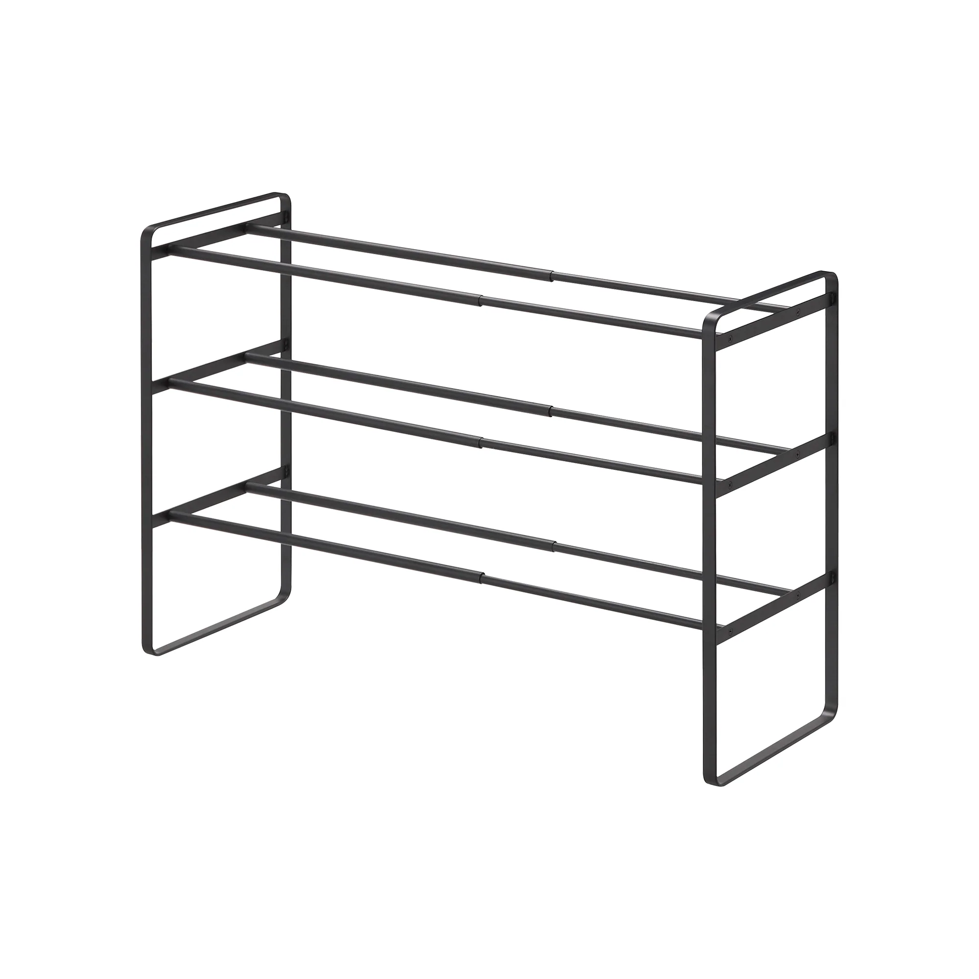 Three-Tier Expandable Shoe Rack (18" H) - Steel - Image 11