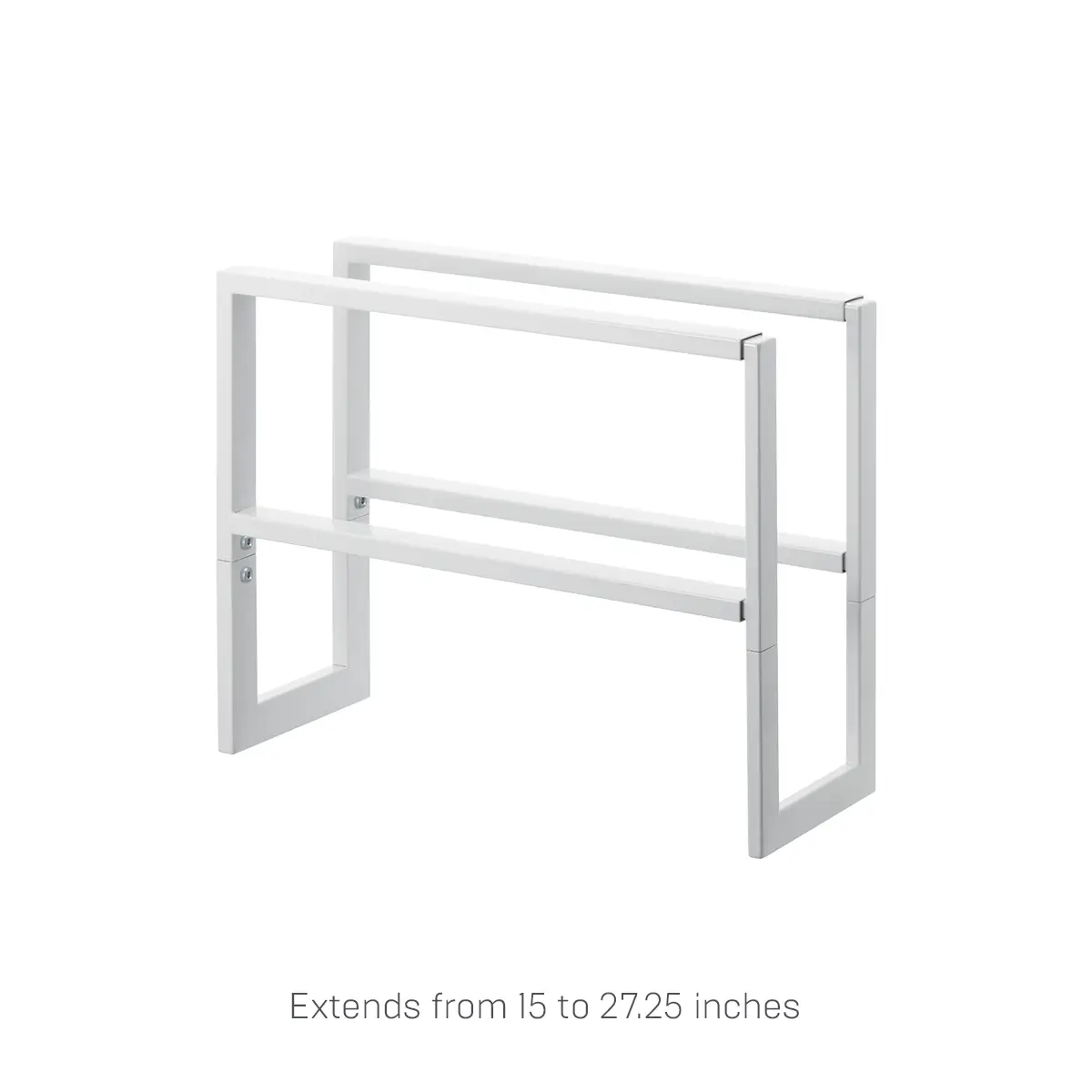 Two-Tier Expandable Shoe Rack (11.8" H) - Steel - Image 4