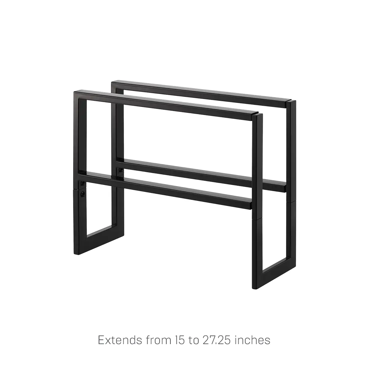 Two-Tier Expandable Shoe Rack (11.8" H) - Steel - Image 9