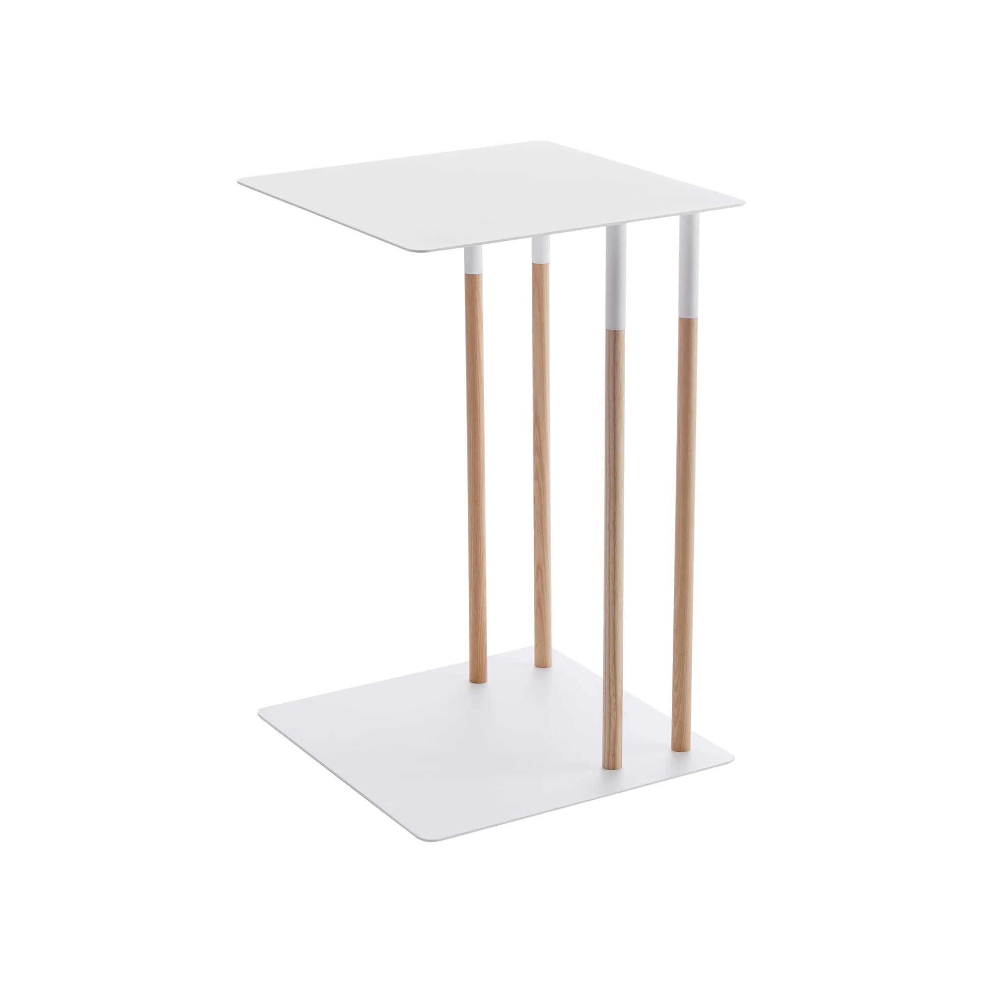 C Side Table (22" H) - Steel + Wood - Image 5