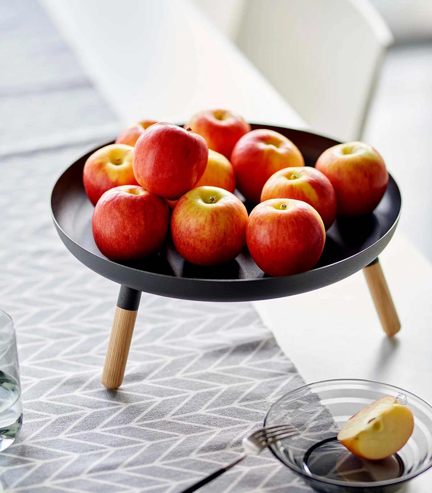 Countertop Pedestal Tray (5" H) - Steel + Wood - Image 14