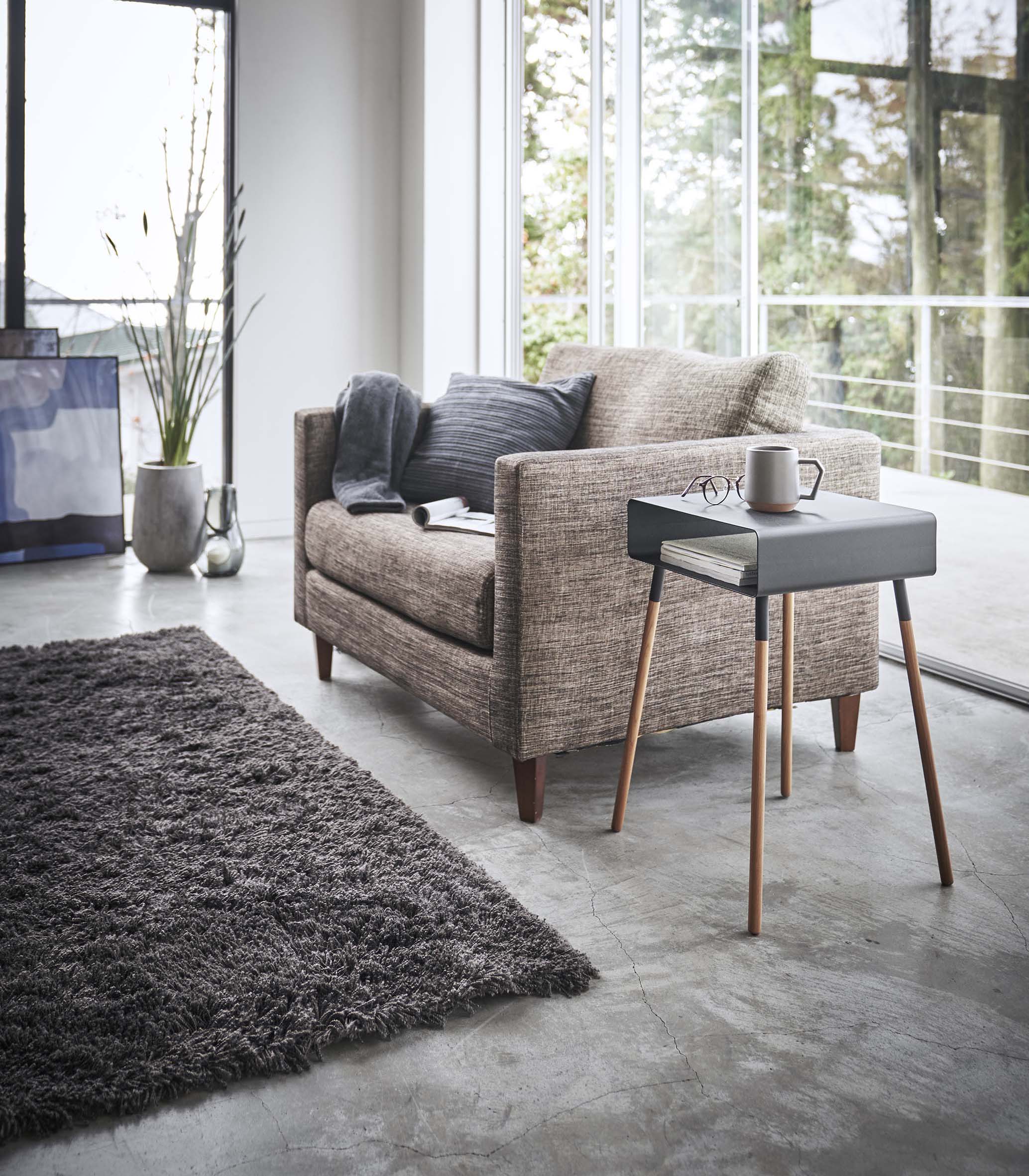 Storage Table - Tall (23" H)  - Steel + Wood - Image 9