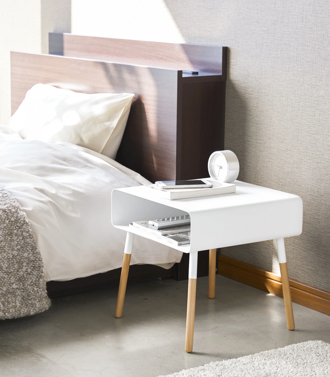Storage Table - Short (14" H) - Steel + Wood - Image 2
