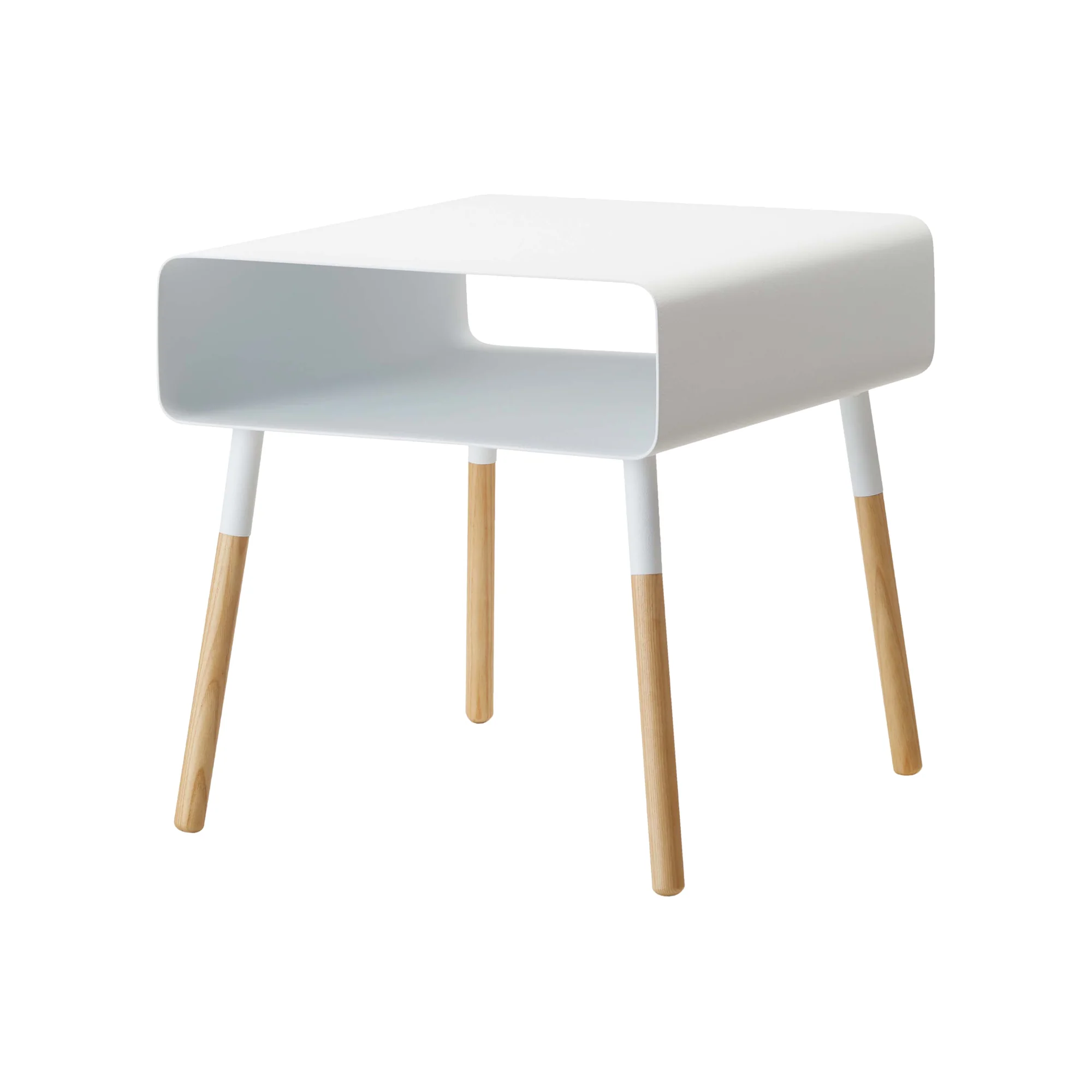 Storage Table - Short (14" H) - Steel + Wood - Image 6