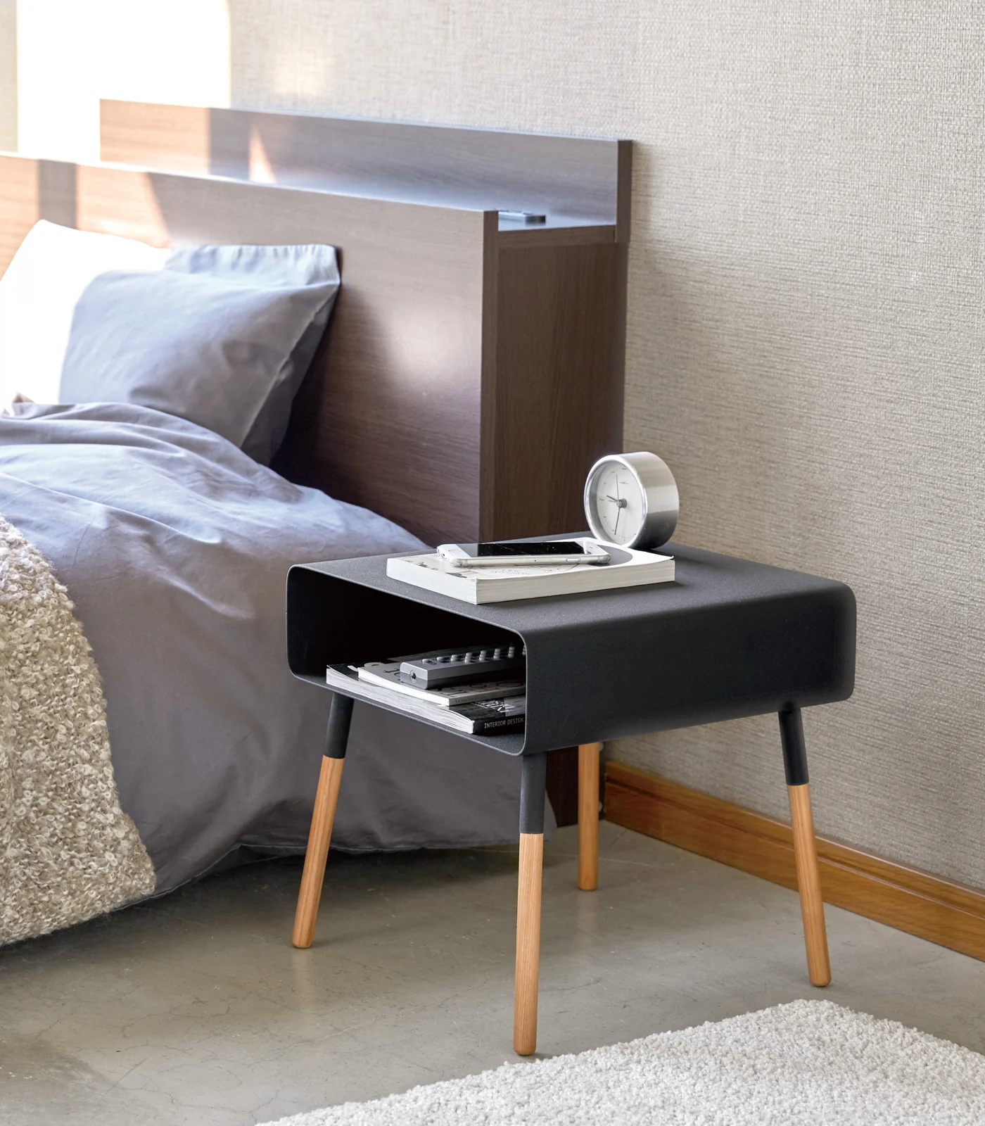 Storage Table - Short (14" H) - Steel + Wood - Image 8