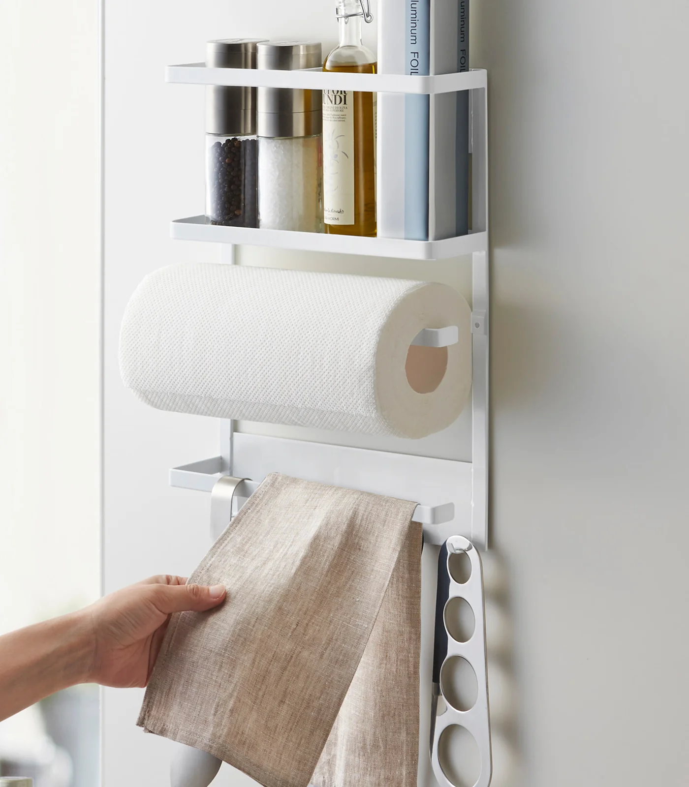 Magnetic Kitchen Organizer - Steel - Image 3