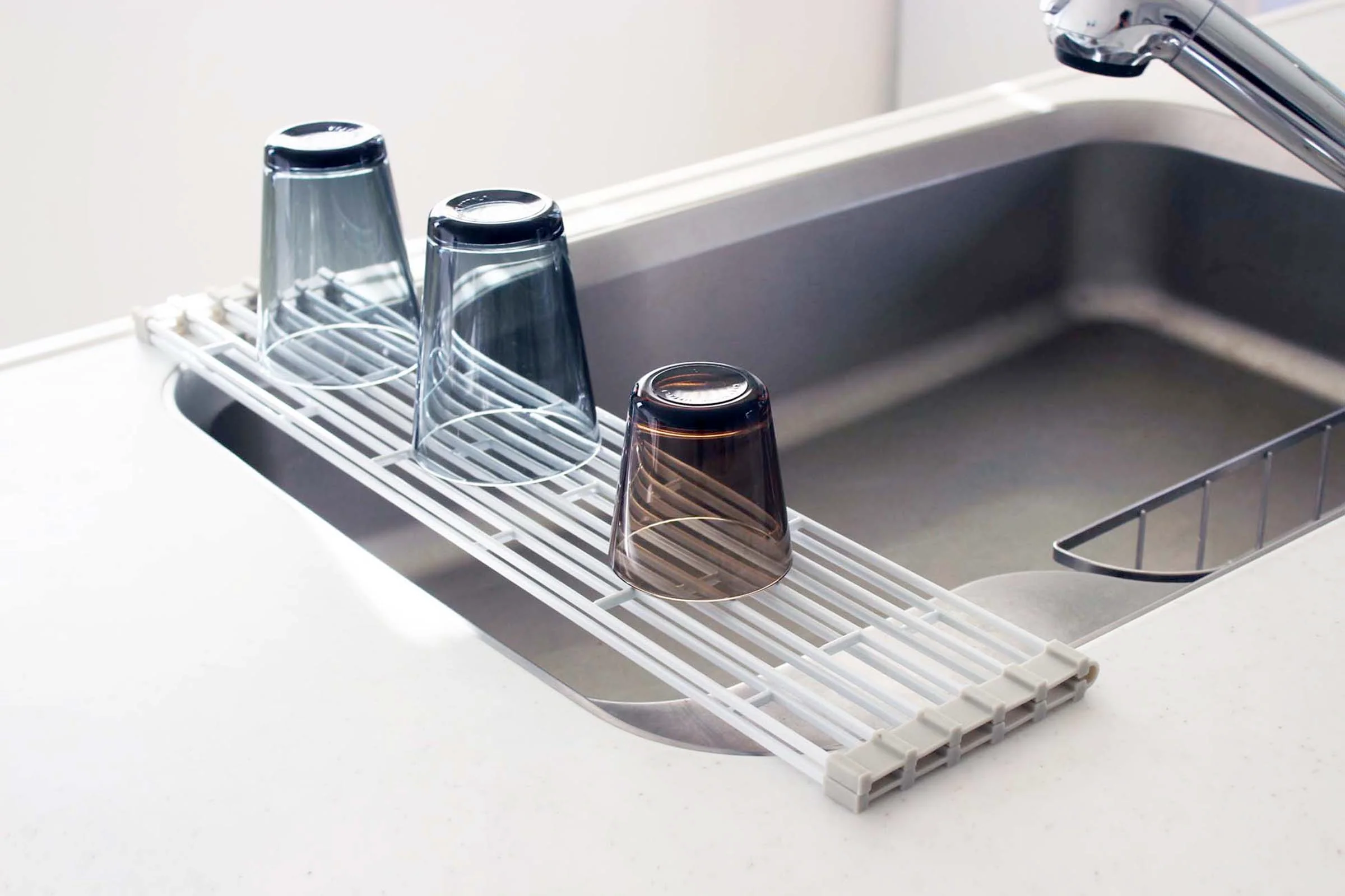 Over-the-Sink Dish Drainer - Steel - Image 4