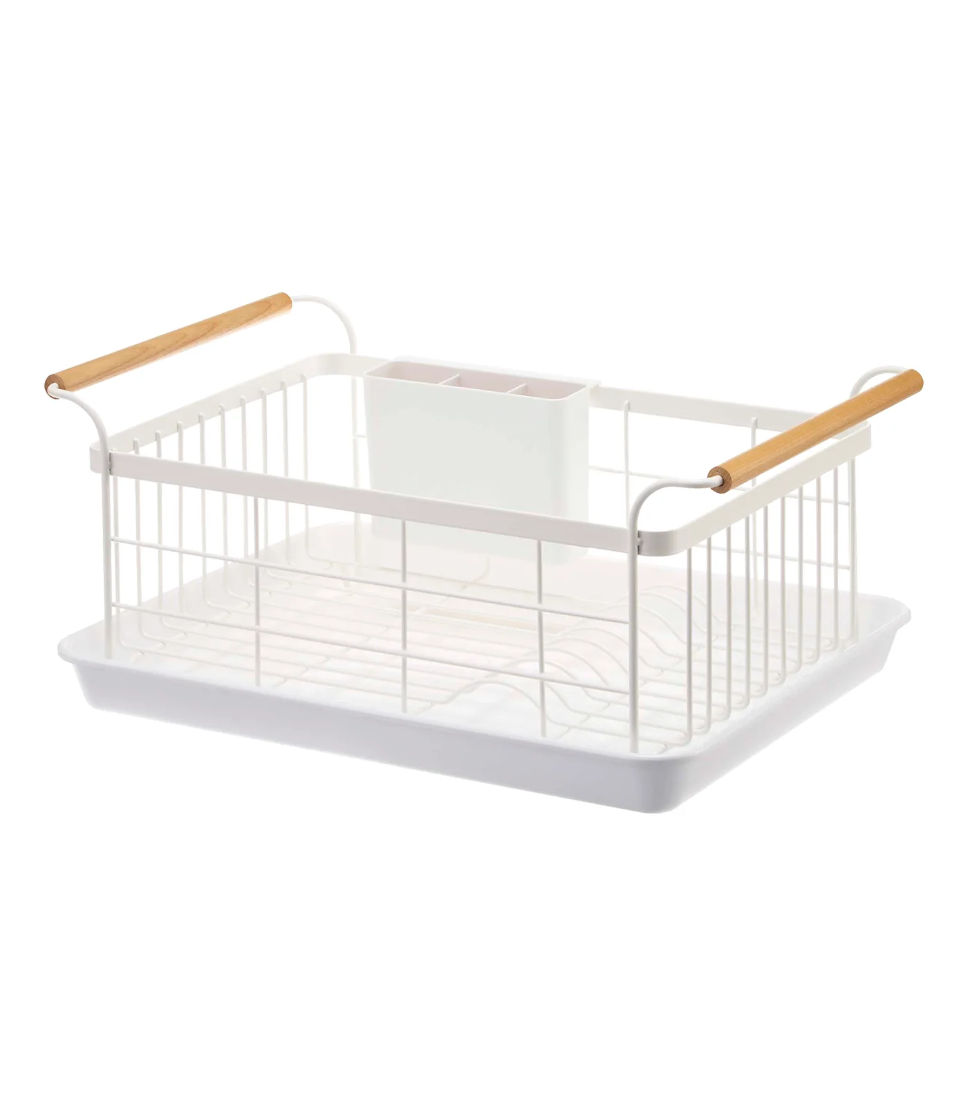 Replacement Drainer Tray for Dish Rack - Steel + Wood - - Image 2