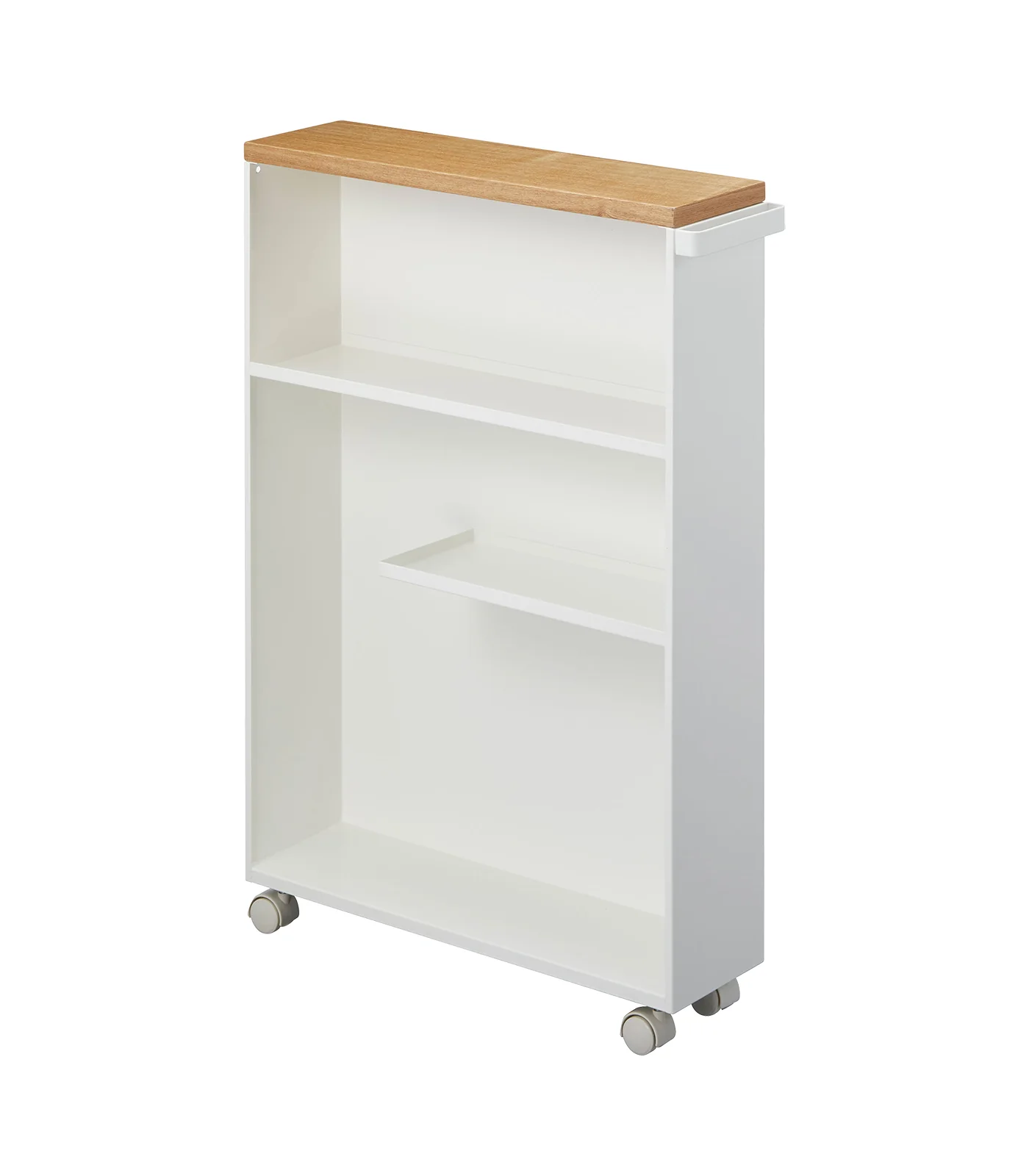 Replacement Wooden Top for Rolling Storage Cart - Steel - - Image 3