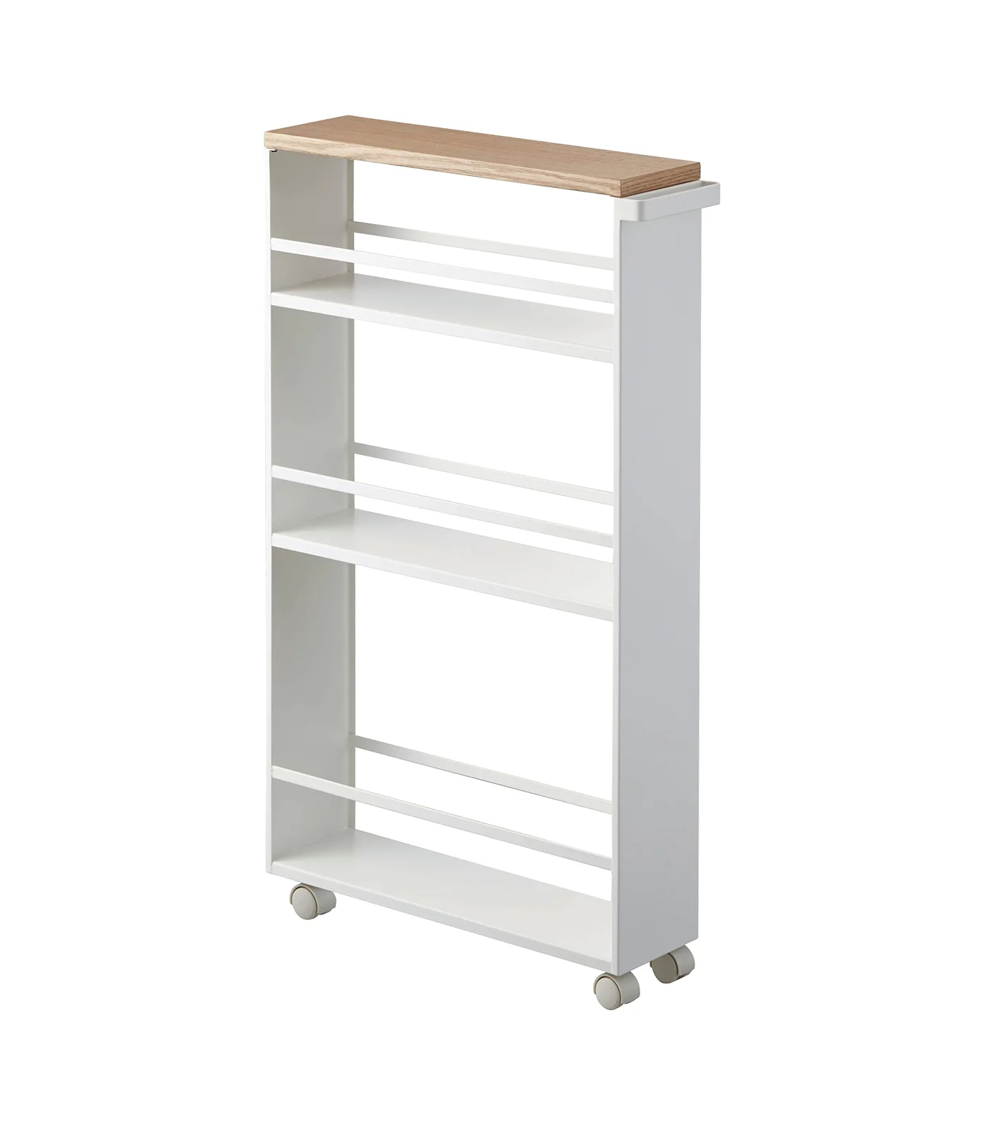 Replacement Wooden Top for Rolling Storage Cart - Steel - - Image 3