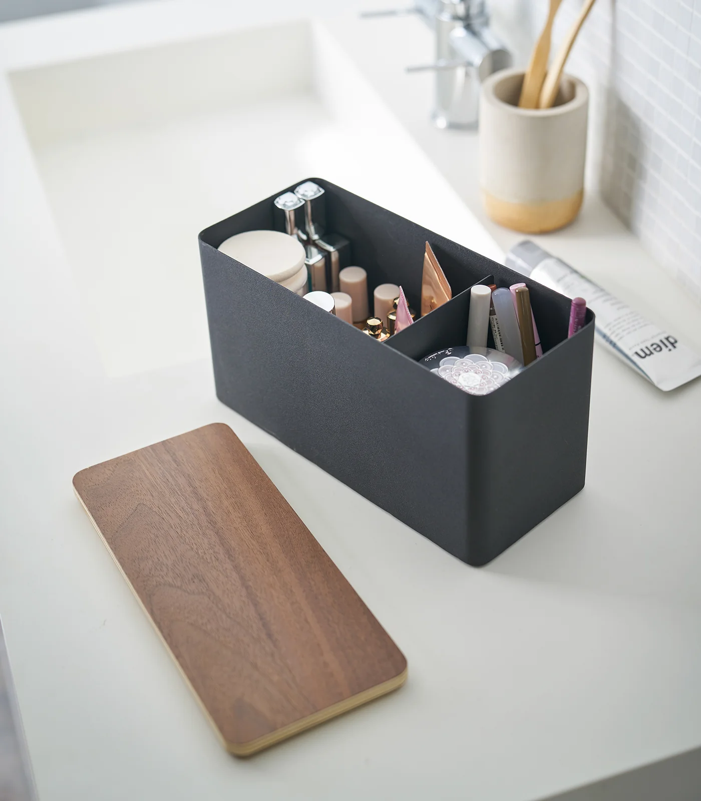 Countertop Organizer - Steel + Wood - Image 9