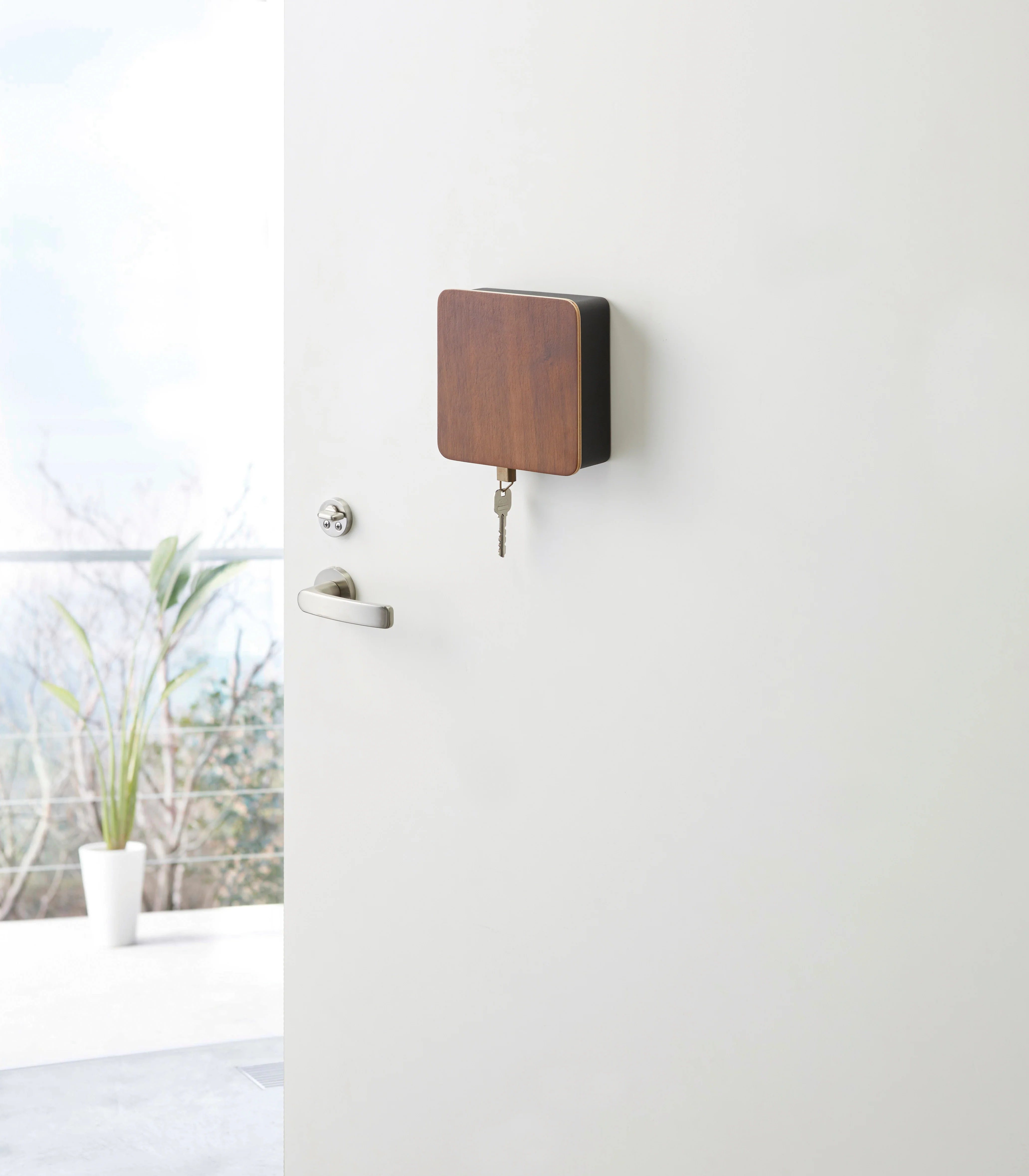 Magnetic Key Cabinet - Steel + Wood - Image 10