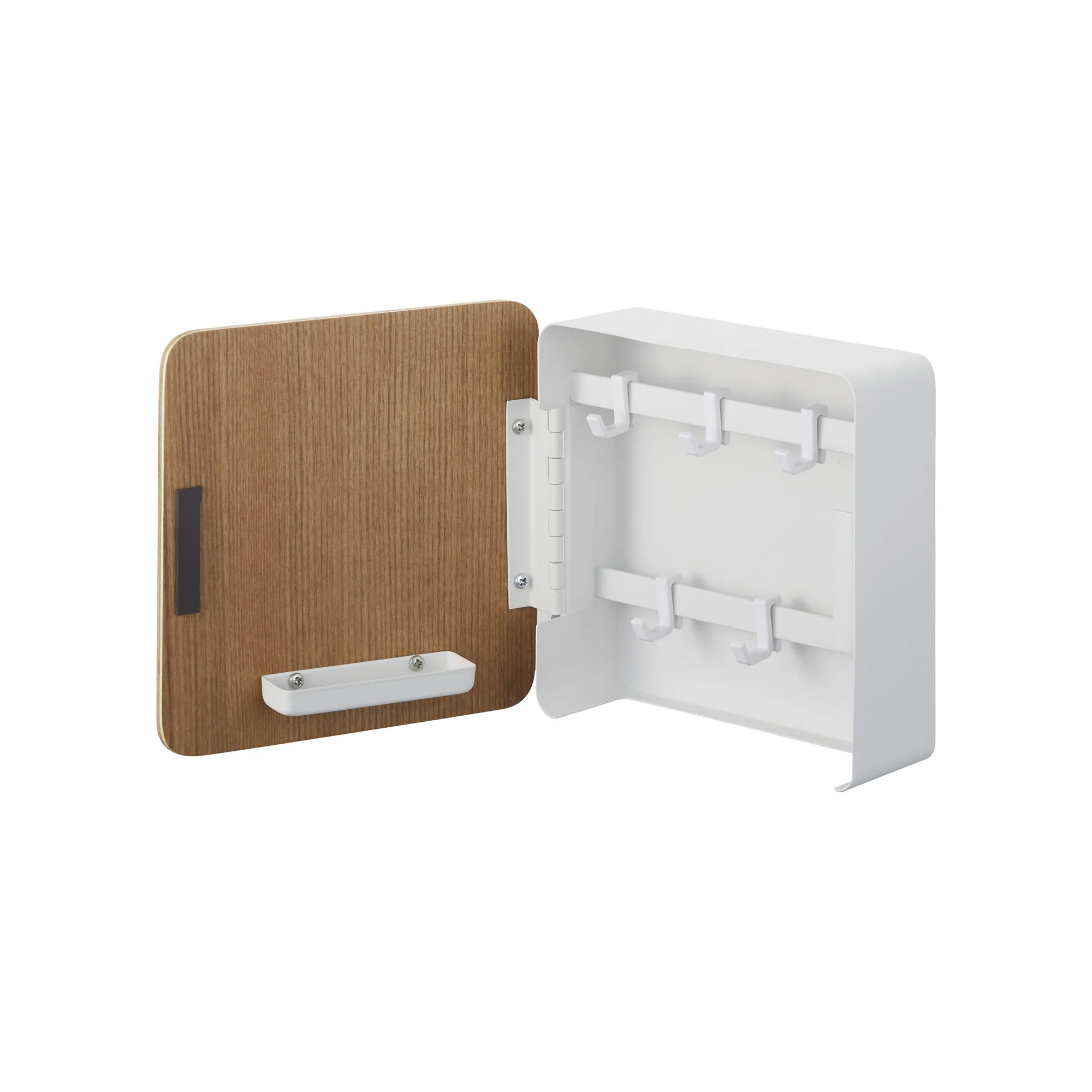 Magnetic Key Cabinet - Steel + Wood - Image 6