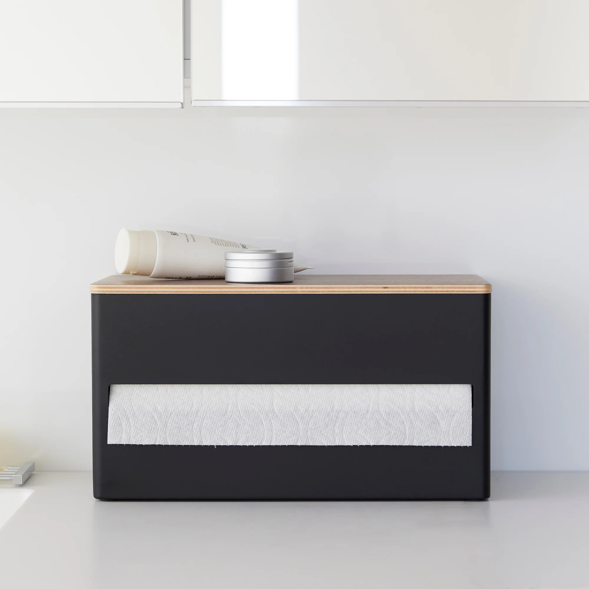 Paper Towel Dispenser - Steel + Wood - Image 14