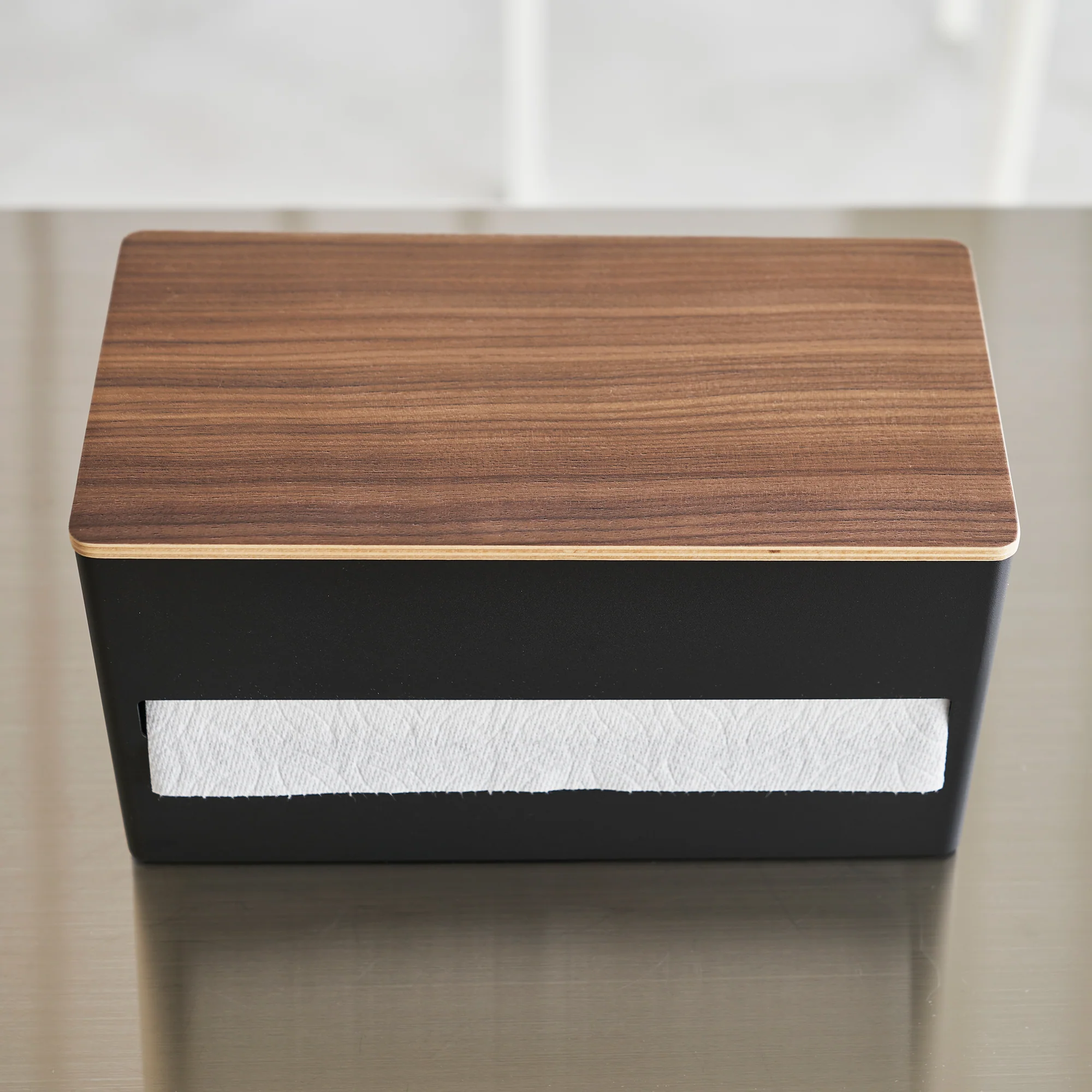 Paper Towel Dispenser - Steel + Wood - Image 19