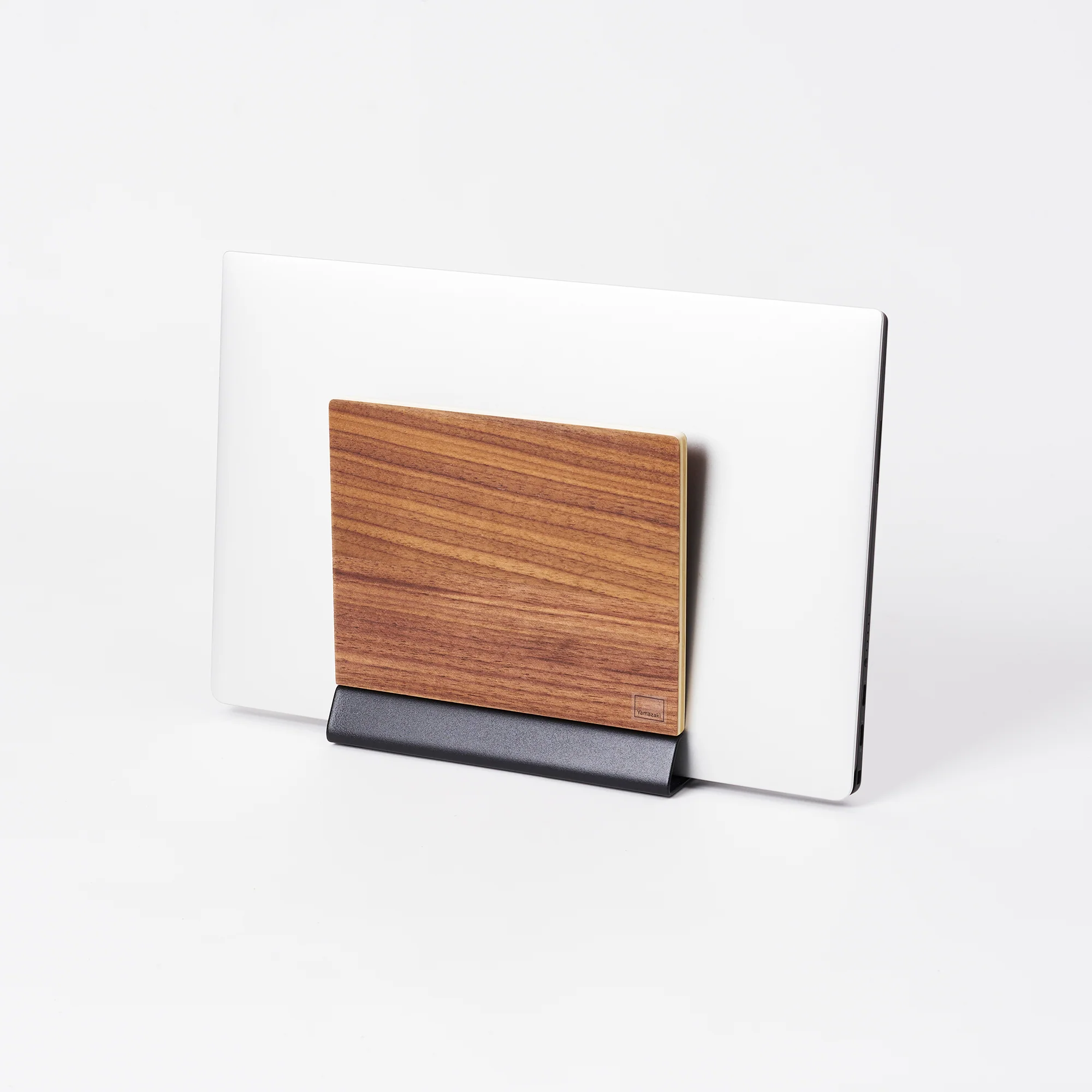 Slim Laptop Stand - Steel + Wood - Image 9