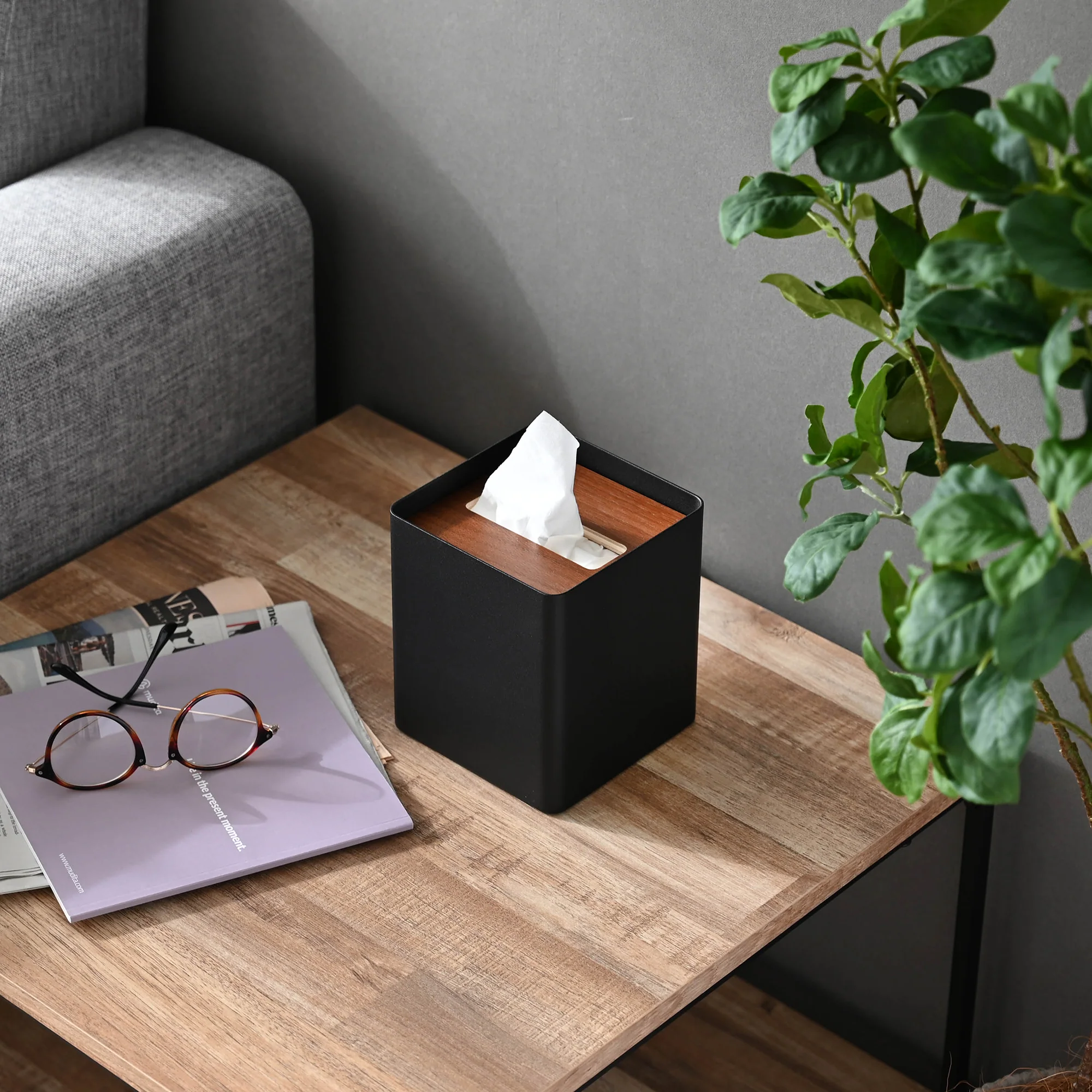 Tissue Box Cover - Square - Steel - Image 12