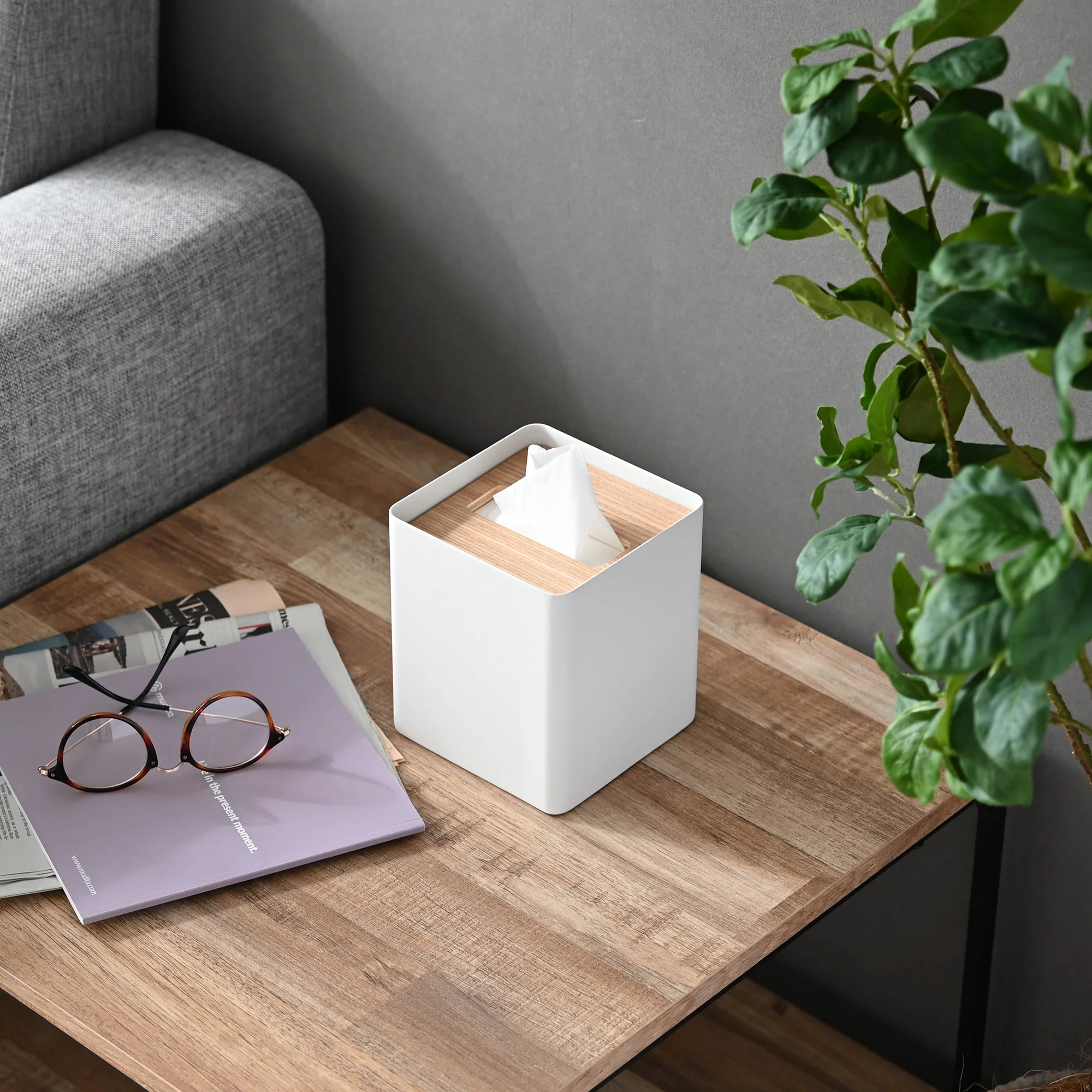 Tissue Box Cover - Square - Steel - Image 2