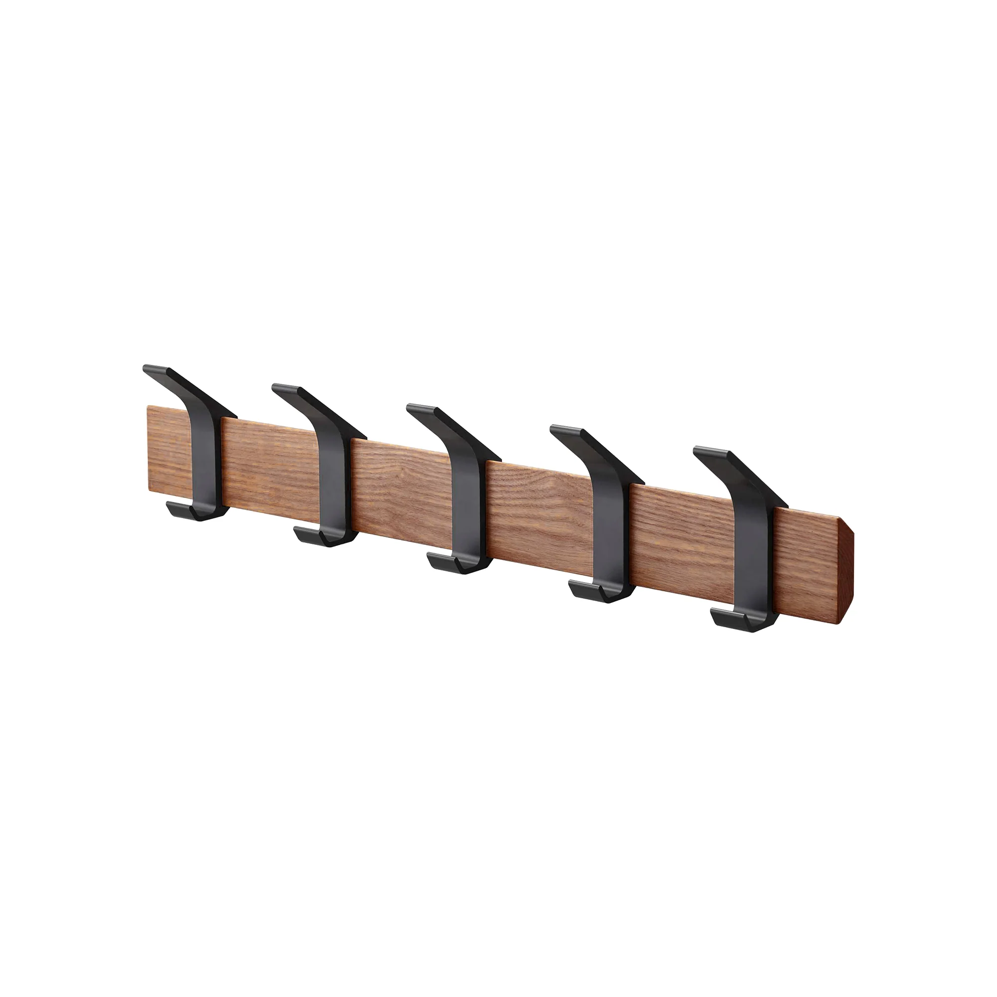 Wall-Mounted Coat Rack - Steel + Wood - Image 10