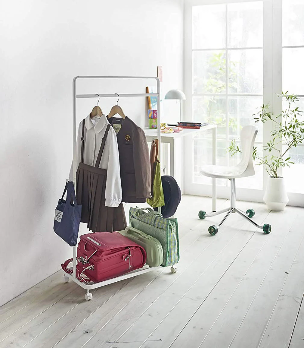 Kids' Rolling Coat Rack (45" H) - Steel - Image 8