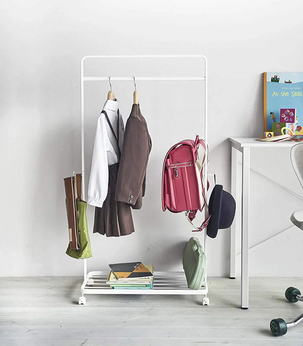 Kids' Rolling Coat Rack (45" H) - Steel - Image 9