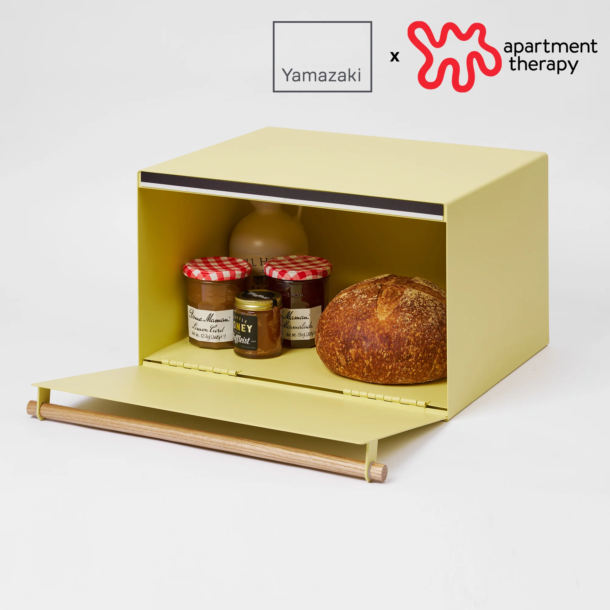 Bread Box - Steel + Wood