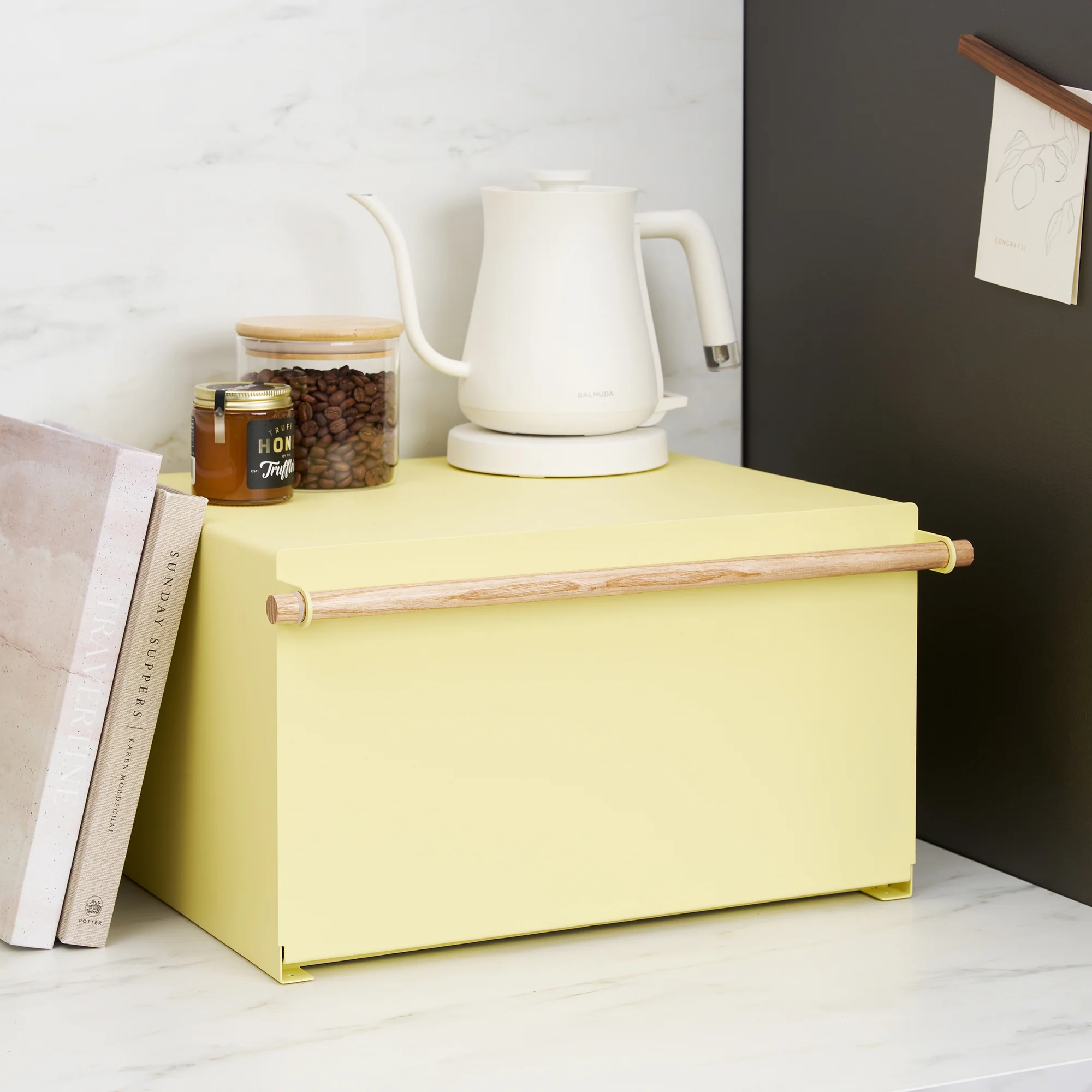 Bread Box - Steel + Wood - Image 2