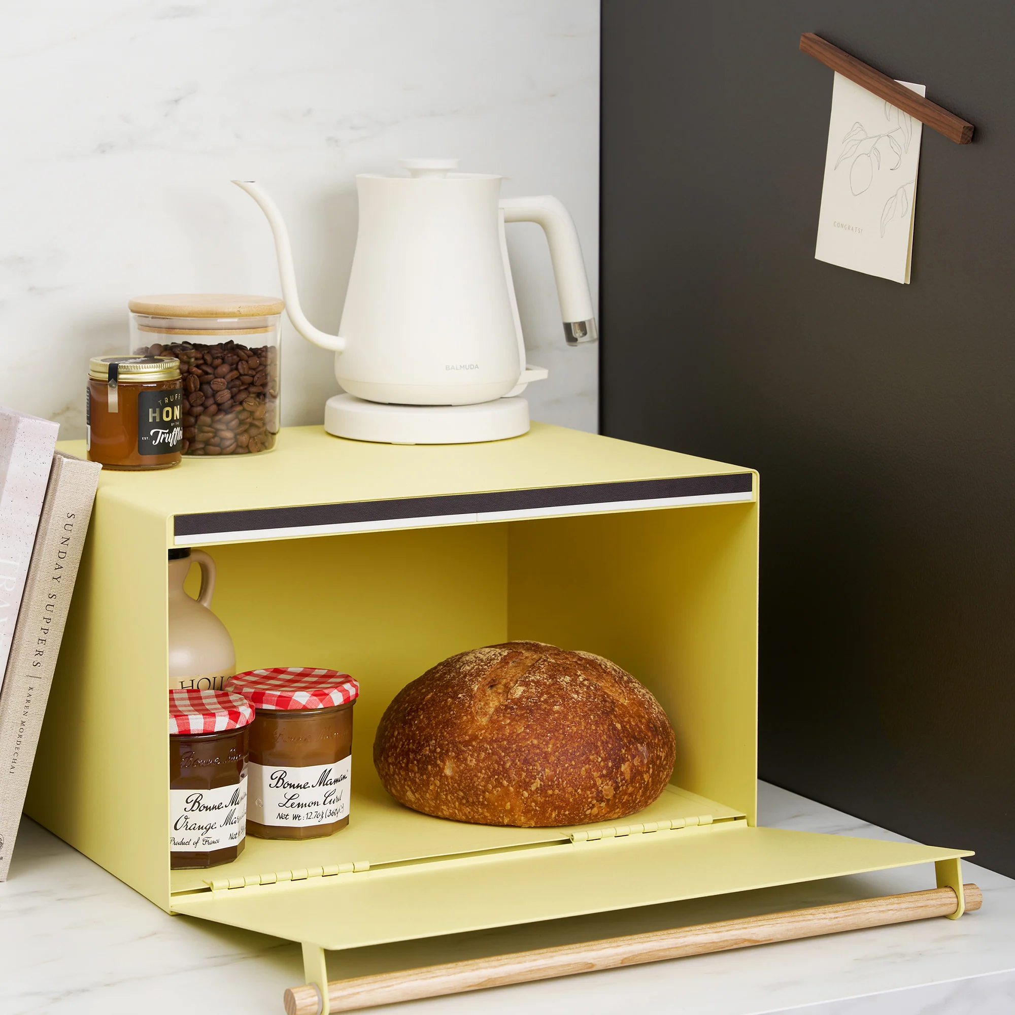 Bread Box - Steel + Wood - Image 3