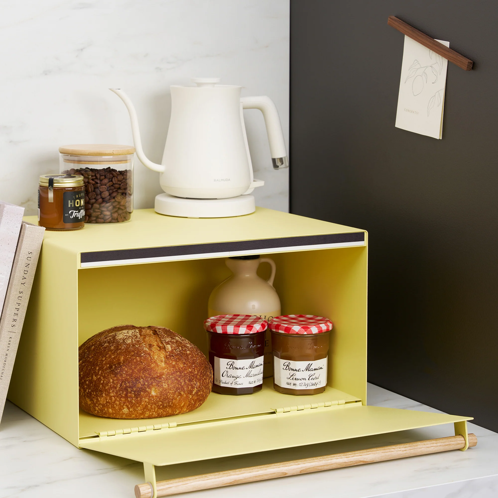 Bread Box - Steel + Wood - Image 4