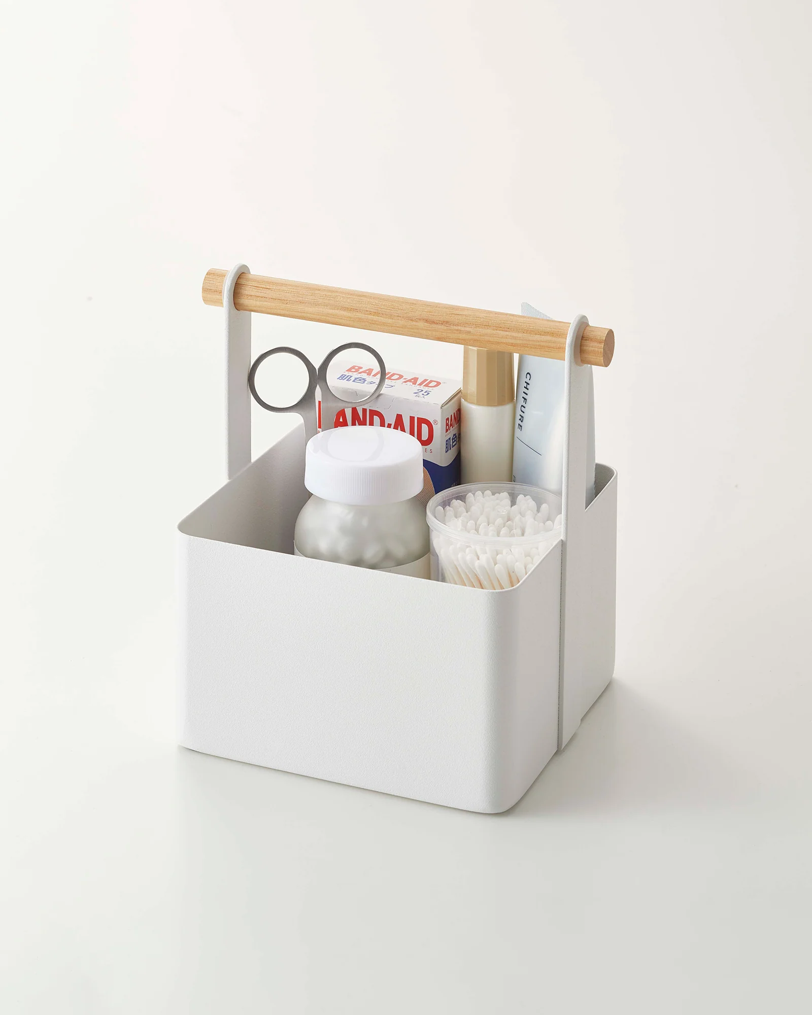 Storage Caddy - Small - Steel + Wood