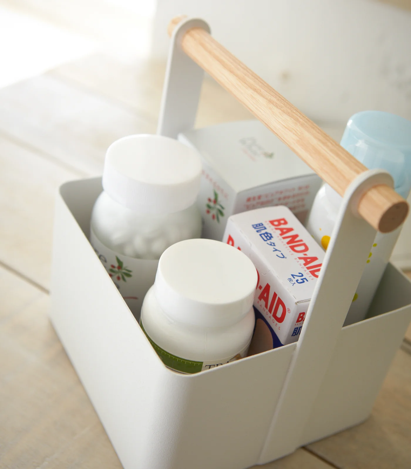 Storage Caddy - Small - Steel + Wood - Image 4
