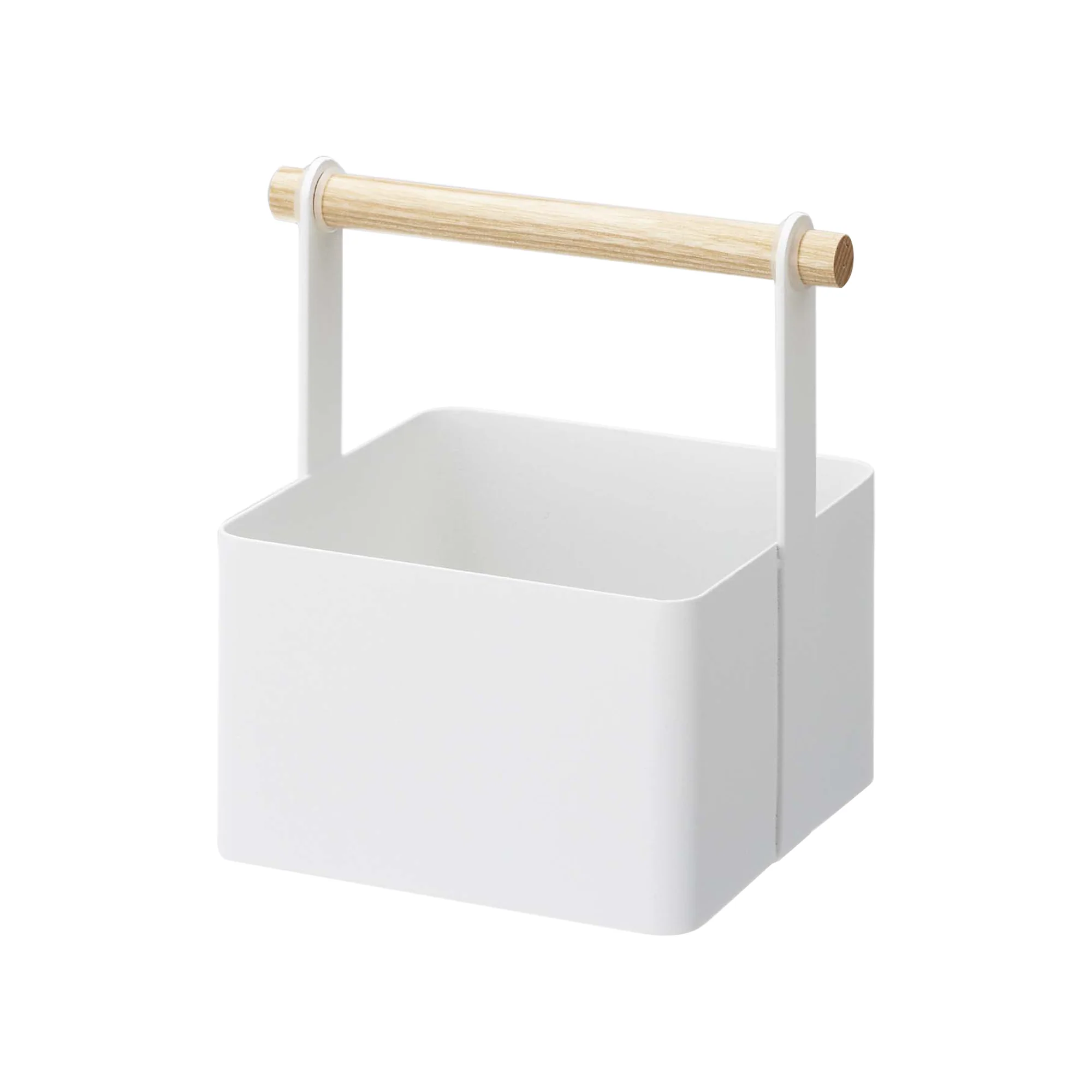 Storage Caddy - Small - Steel + Wood - Image 5