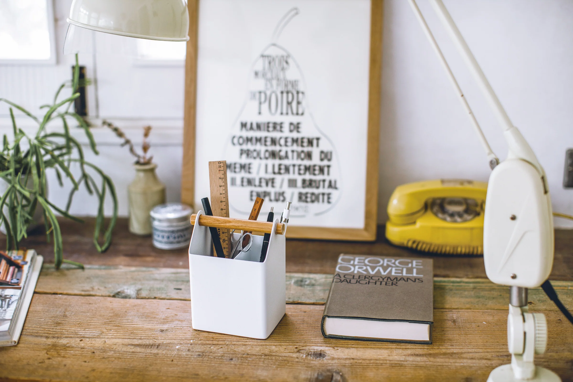Pen + Desk Organizer - Small - Steel + Wood - Image 4