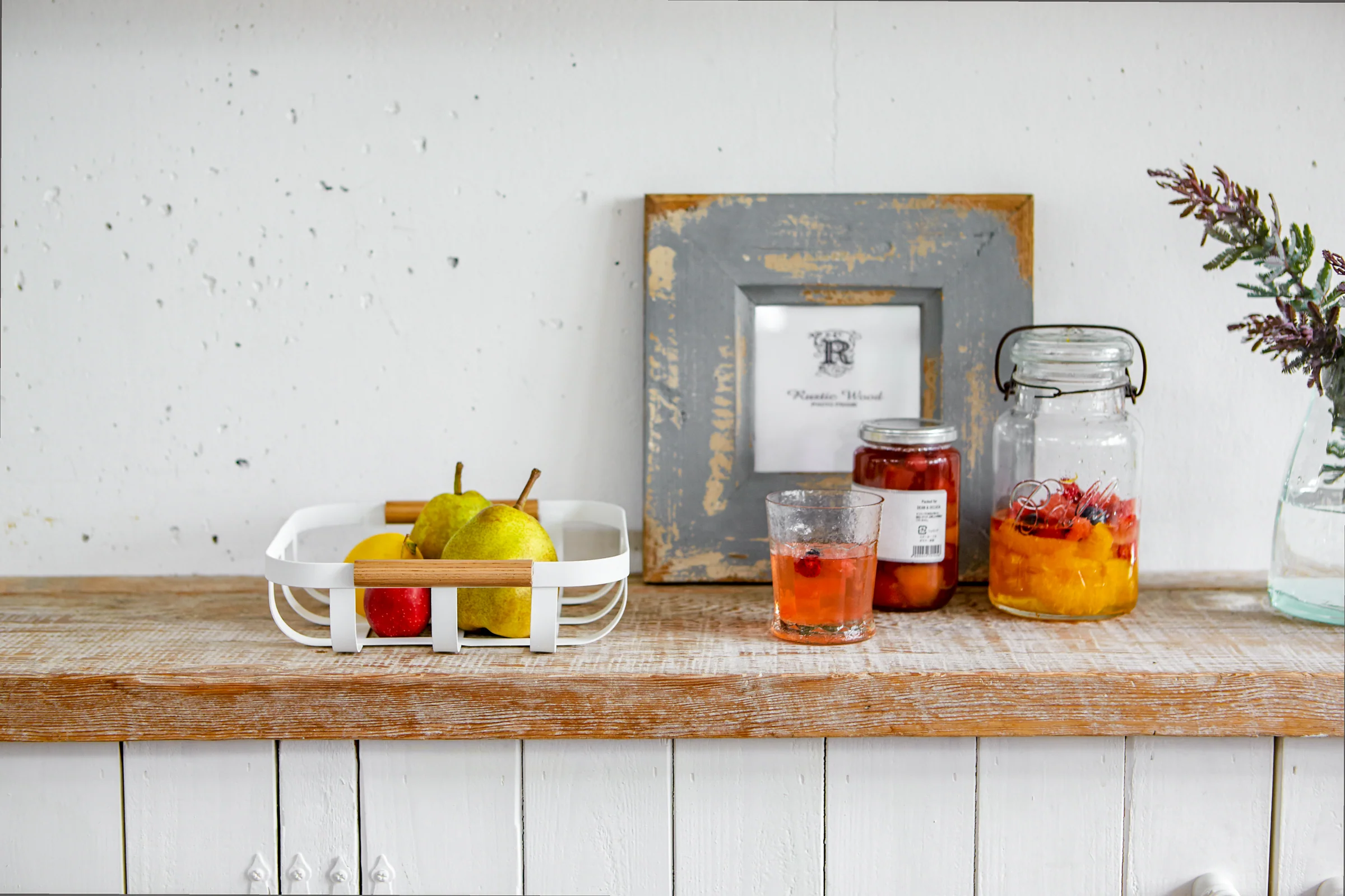 Fruit Basket - Steel + Wood - Image 4