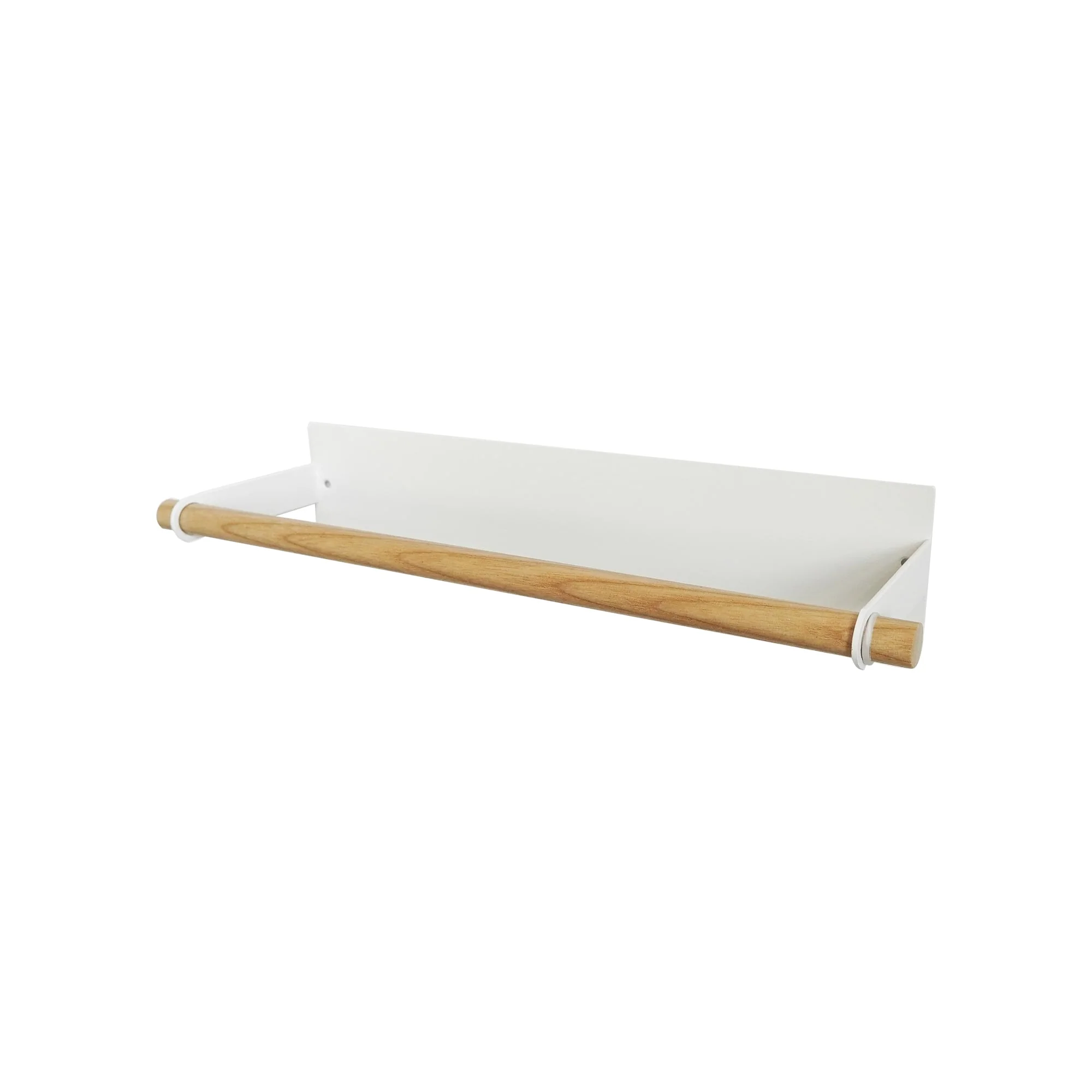 Magnetic Paper Towel Hanger - Steel + Wood - Image 2