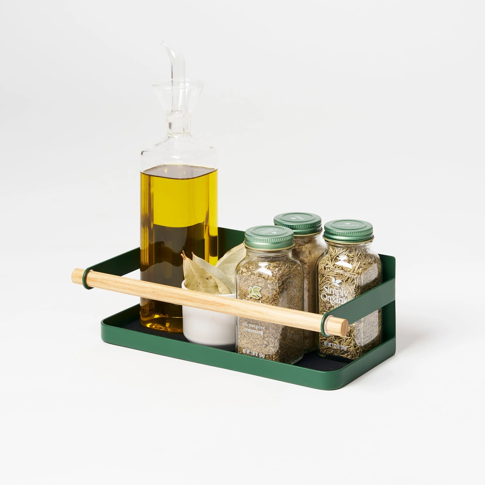 Magnetic Storage Caddy - Steel + Wood - Image 12