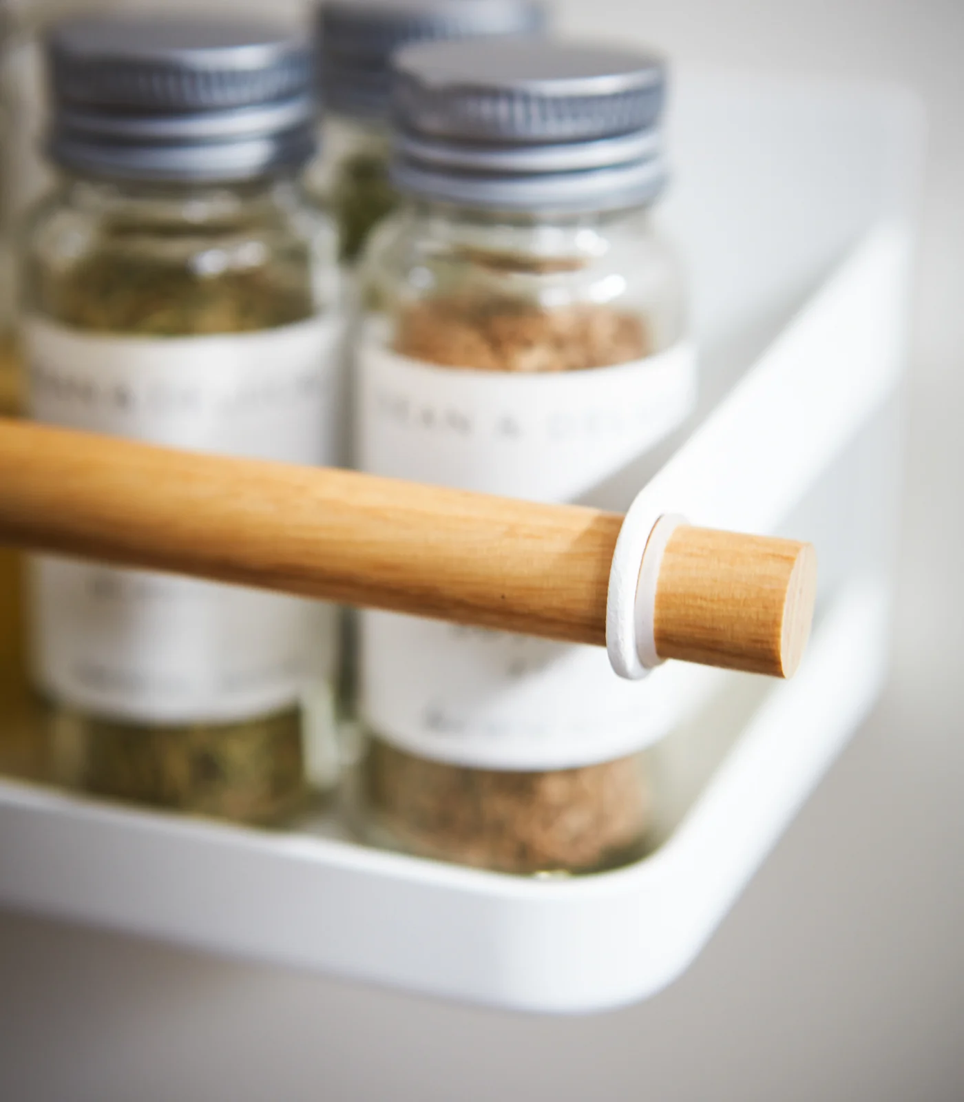 Magnetic Storage Caddy - Steel + Wood - Image 3