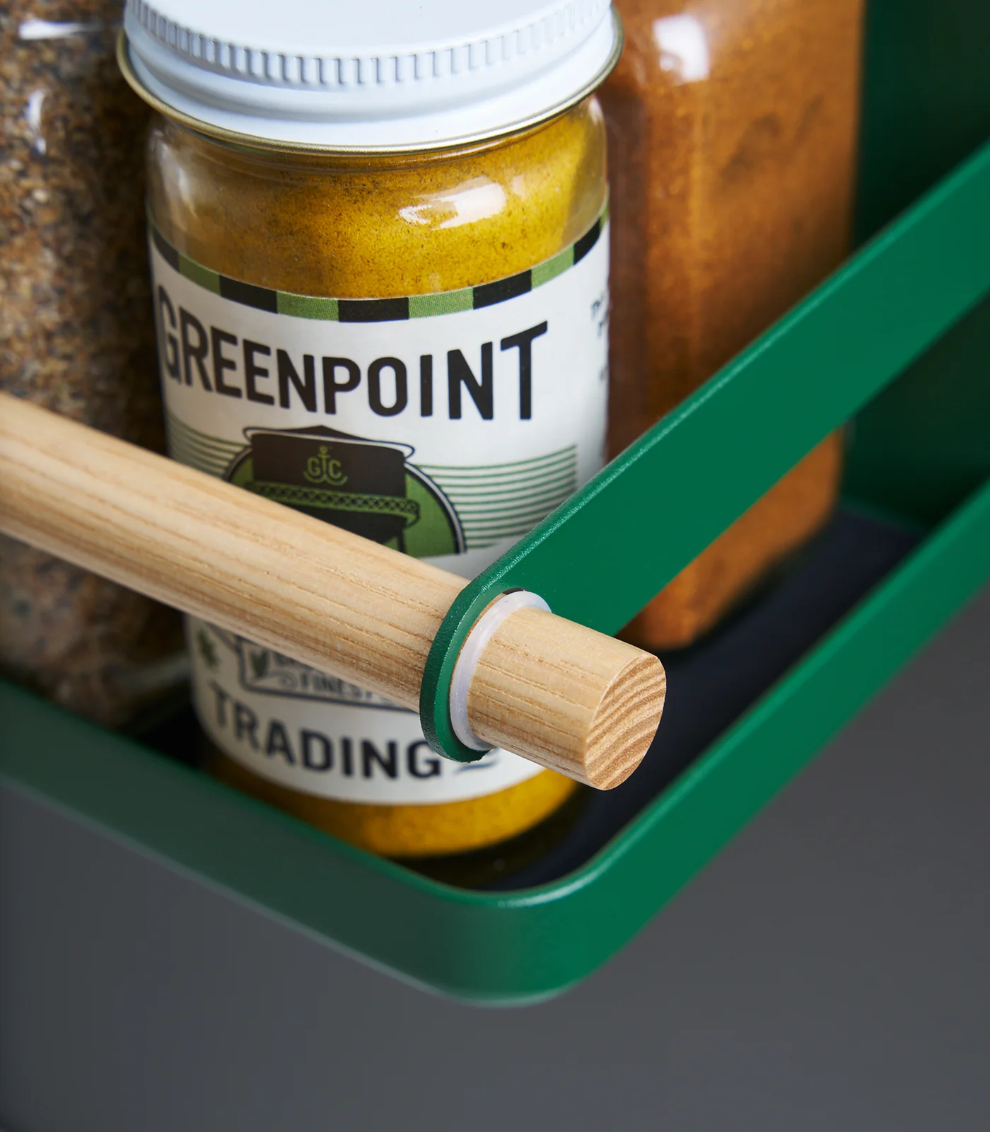 Magnetic Storage Caddy - Steel + Wood - Image 7