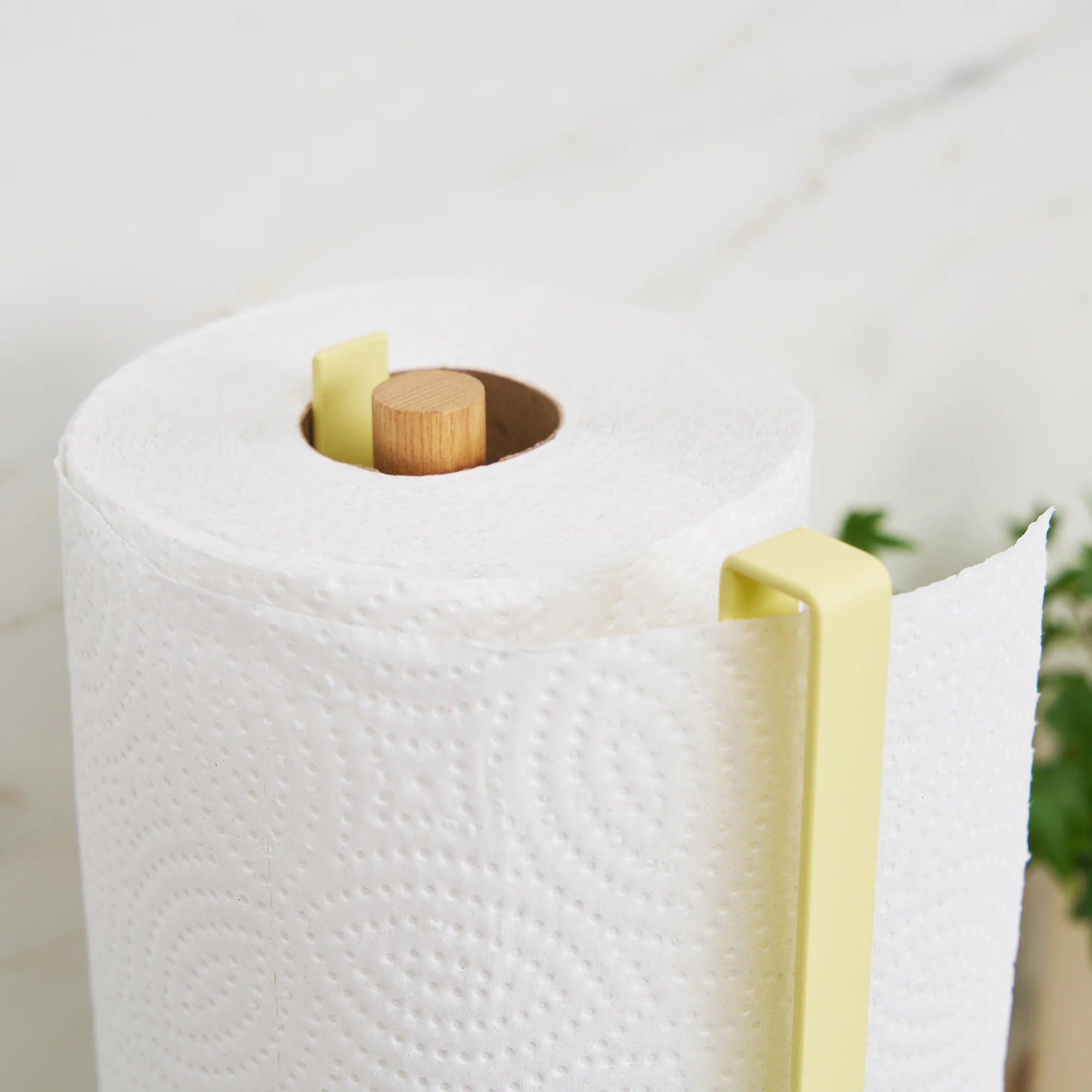 Paper Towel Holder - Steel + Wood - Image 4