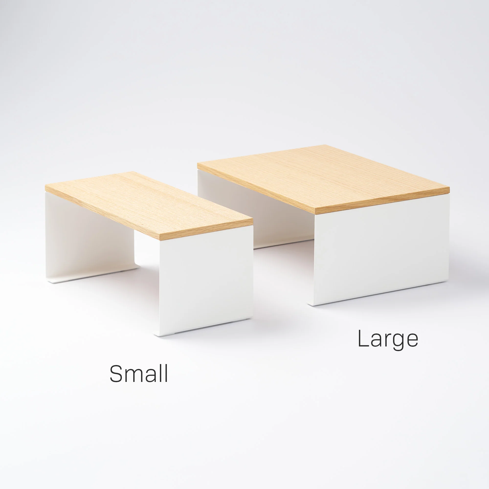 Stackable Countertop Shelf - Two Sizes - Steel + Wood - Image 19