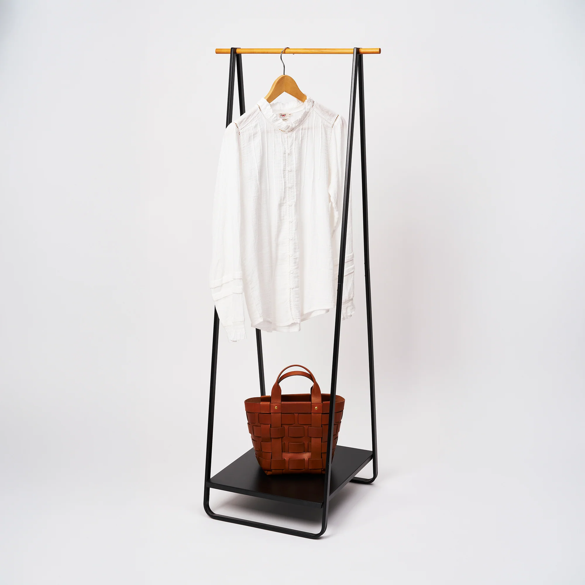 Coat Rack with Shelf (55" H)  - Steel - Image 6