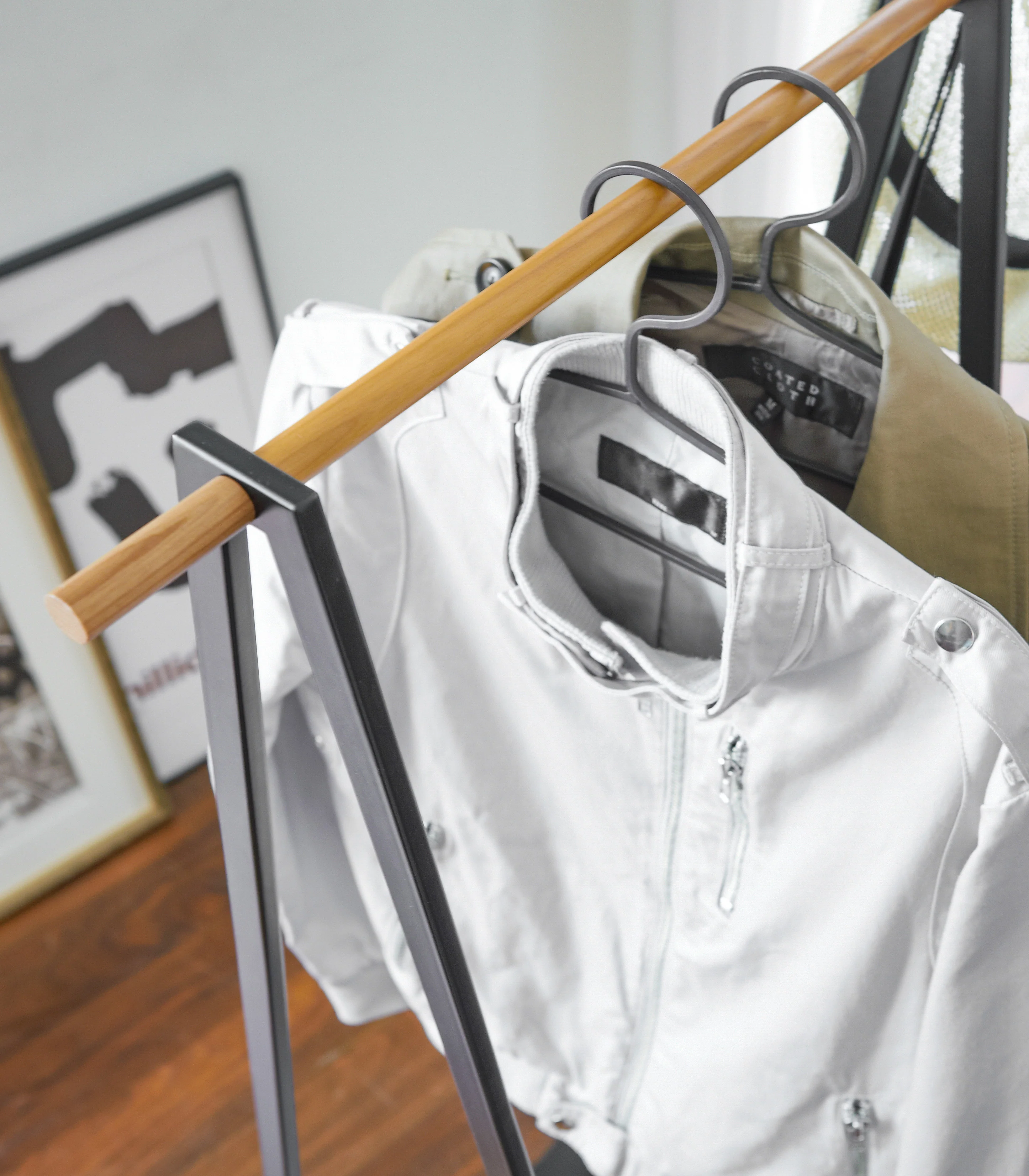 Coat Rack with Shelf (55" H)  - Steel - Image 9