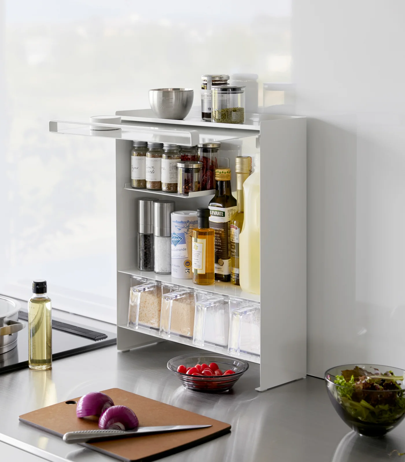 Concealable Spice Rack - Steel - Image 3