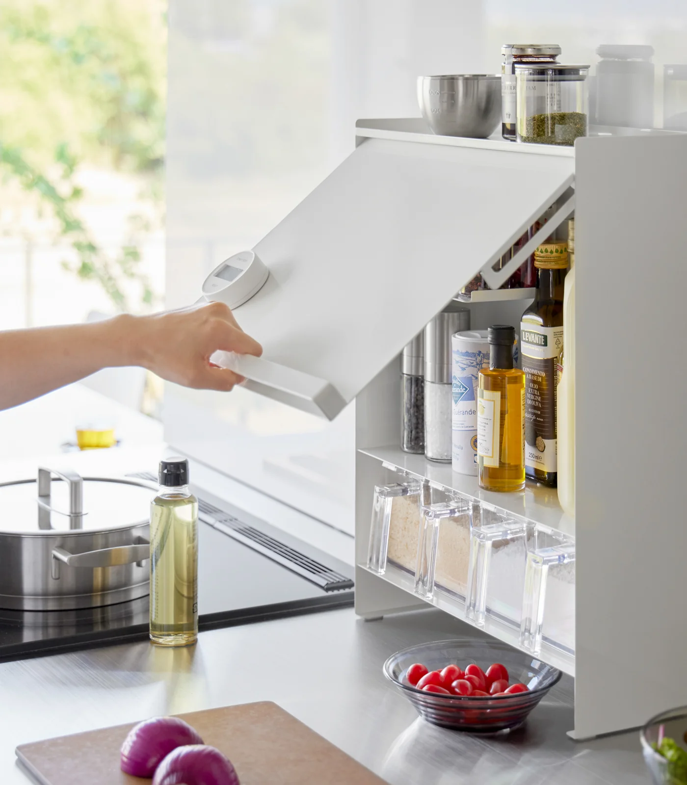Concealable Spice Rack - Steel - Image 4