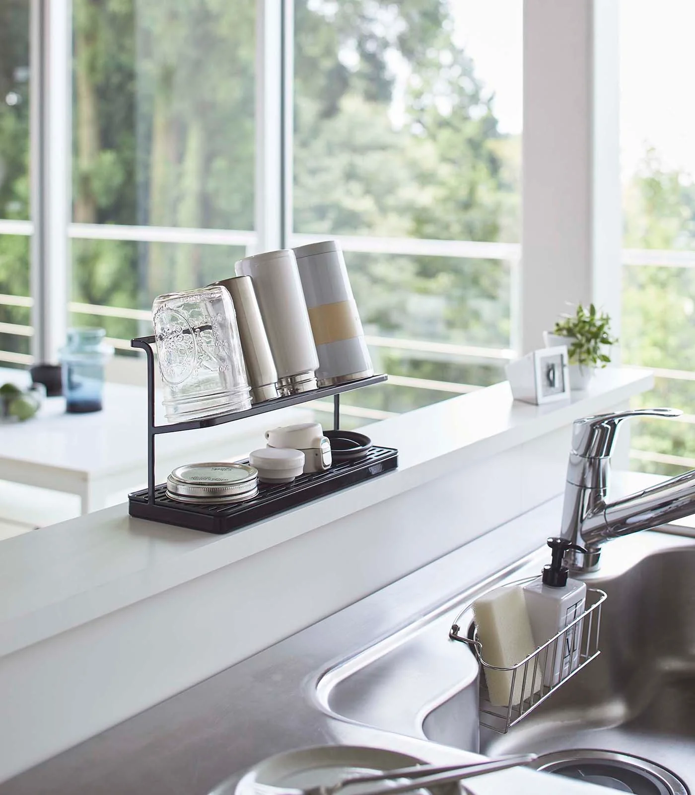 Countertop Bottle Drying Rack - Steel - Image 9