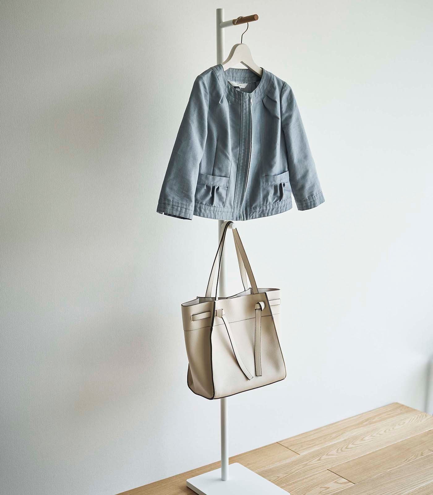 Coat Rack (63.98" H) - Steel + Wood - Image 5
