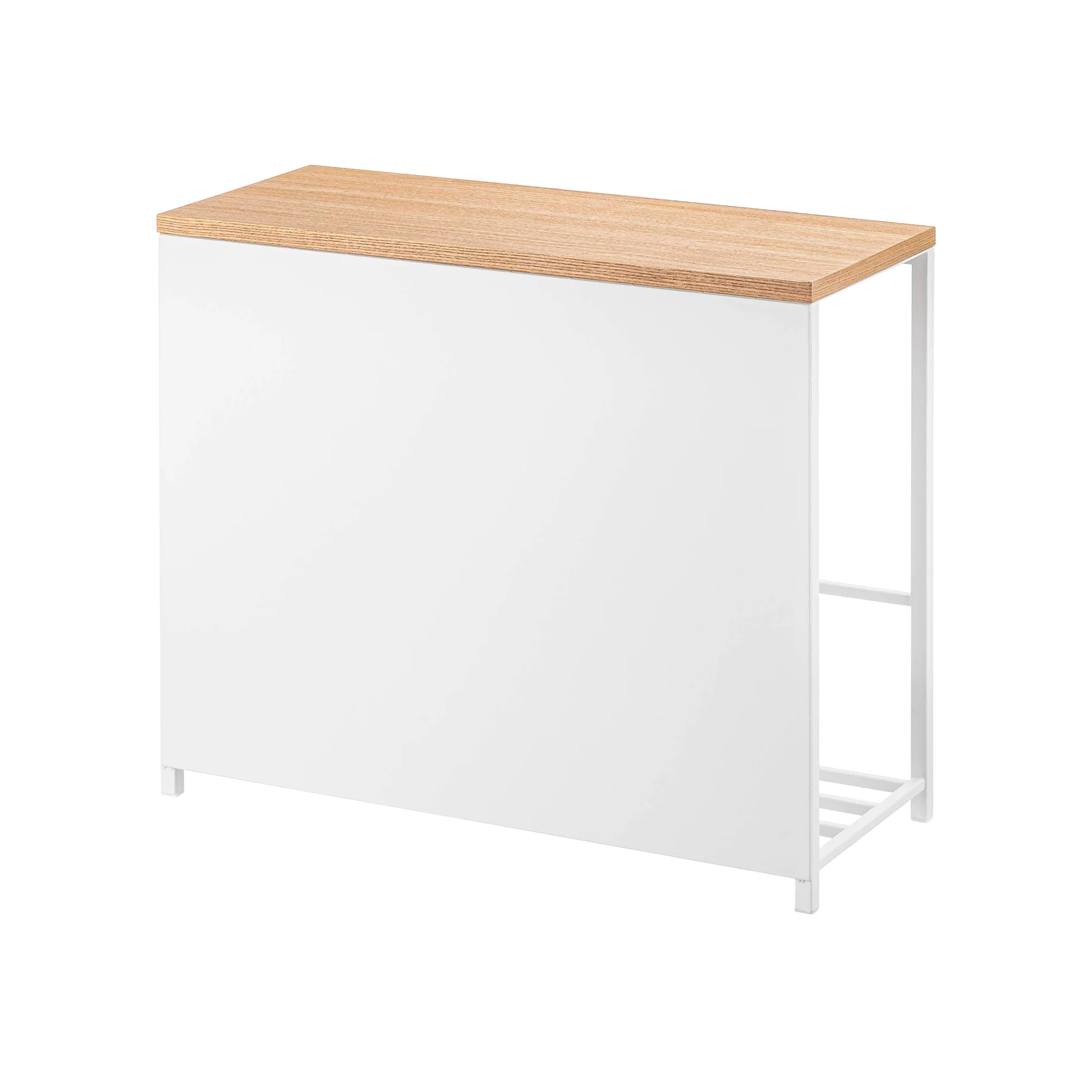 Entryway Storage Organizer & Bench (18" H)  - Steel + Wood - Image 9