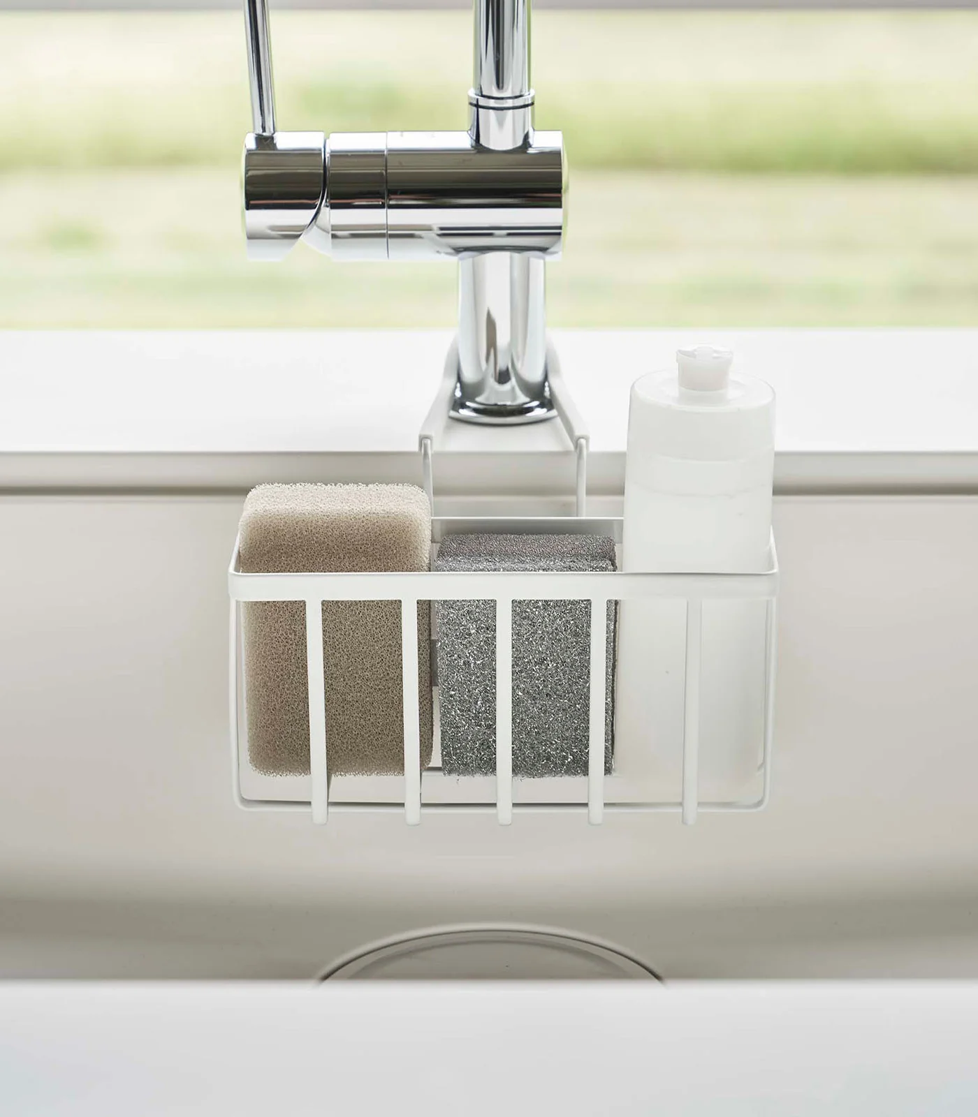 Faucet-Hanging Sponge Caddy - Steel - Image 3