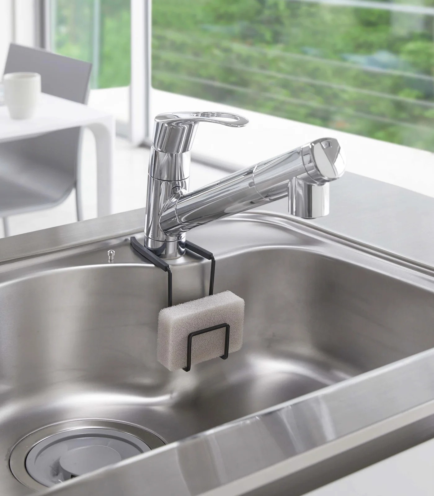 Faucet-Hanging Sponge Holder - Single - Steel - Image 5