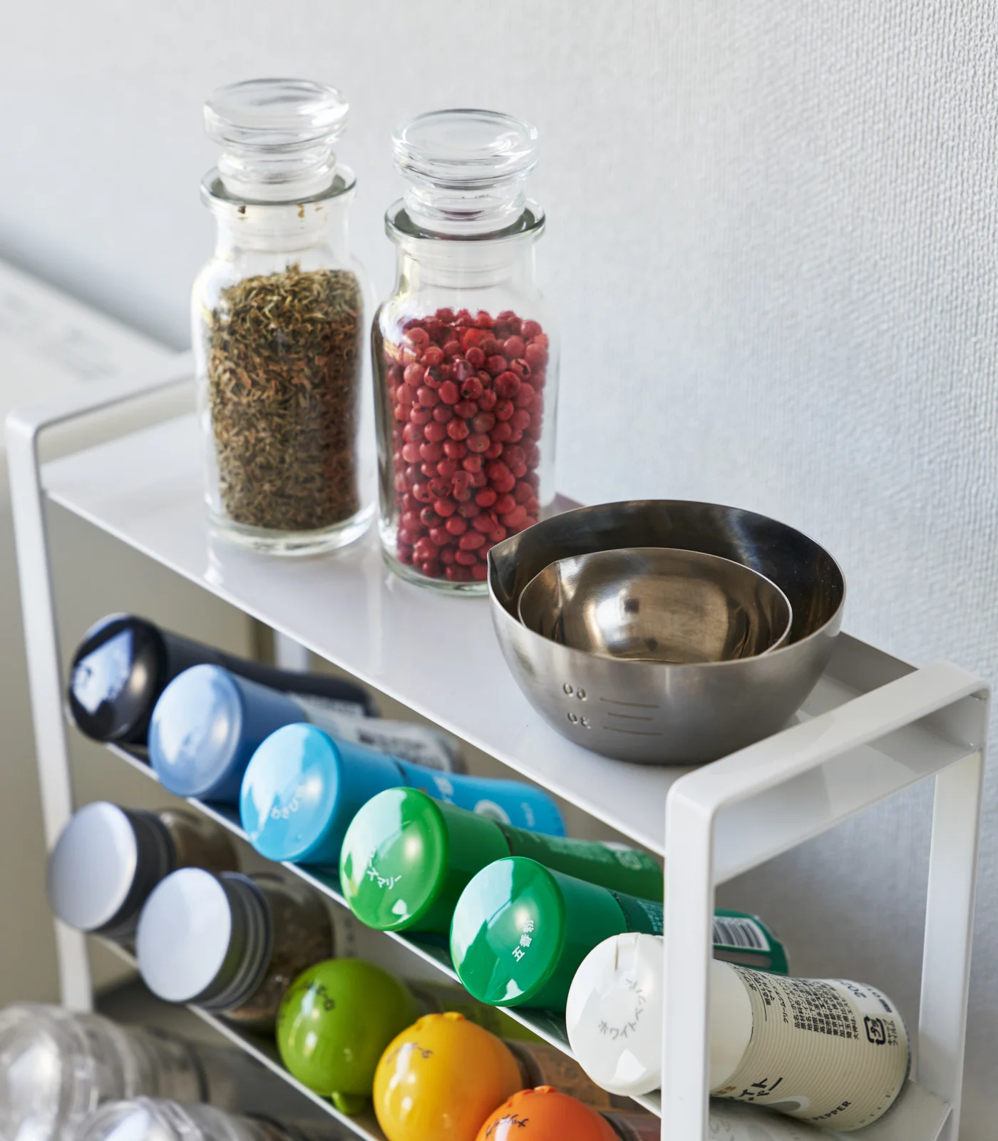 Four-Tier Slim Spice Rack - Steel - Image 5